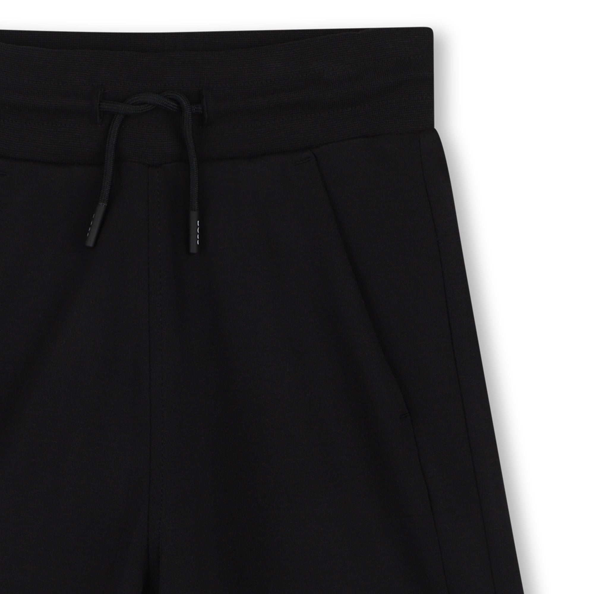 Boys White & Black Cotton Set
