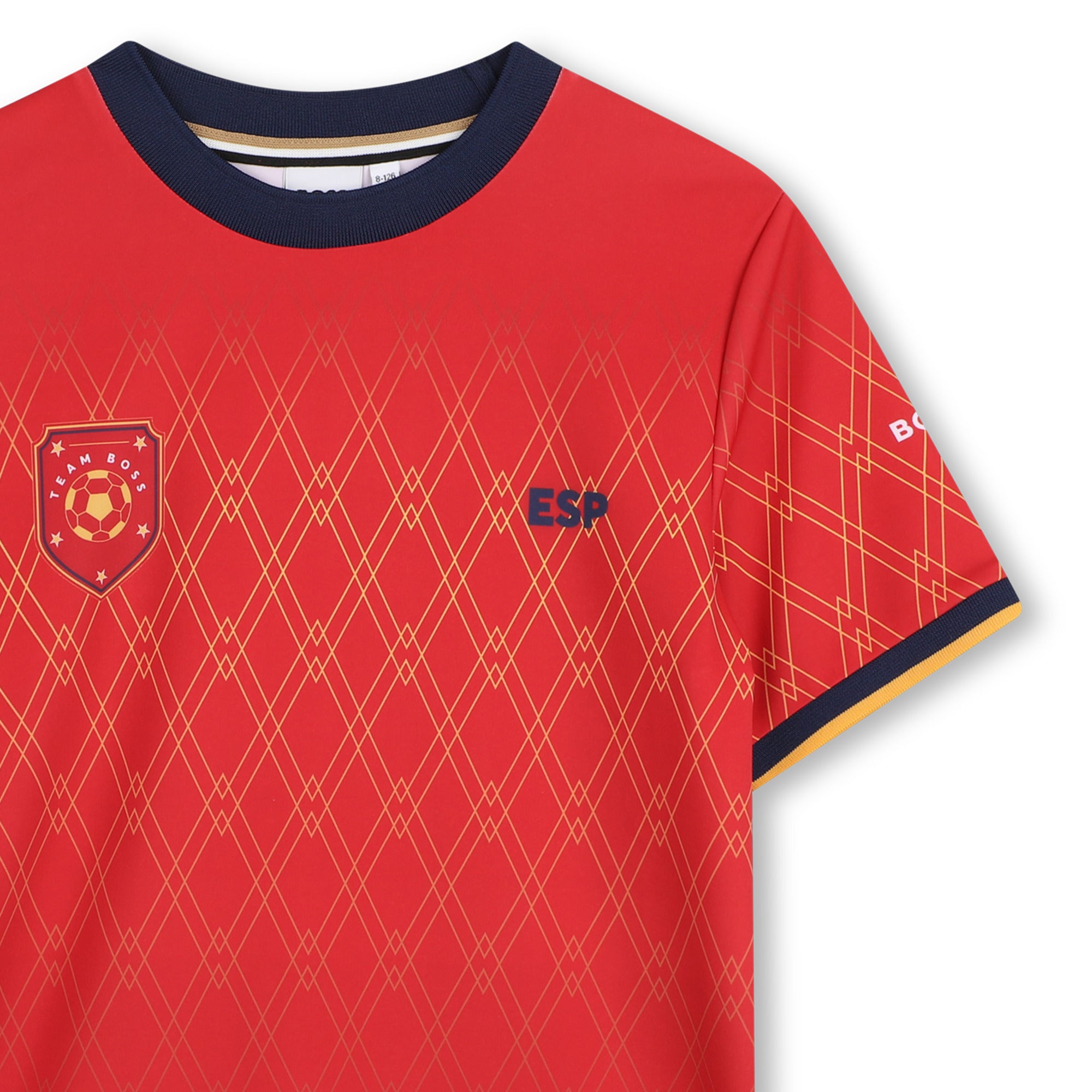 Boys Red Football World Cup T-Shirt