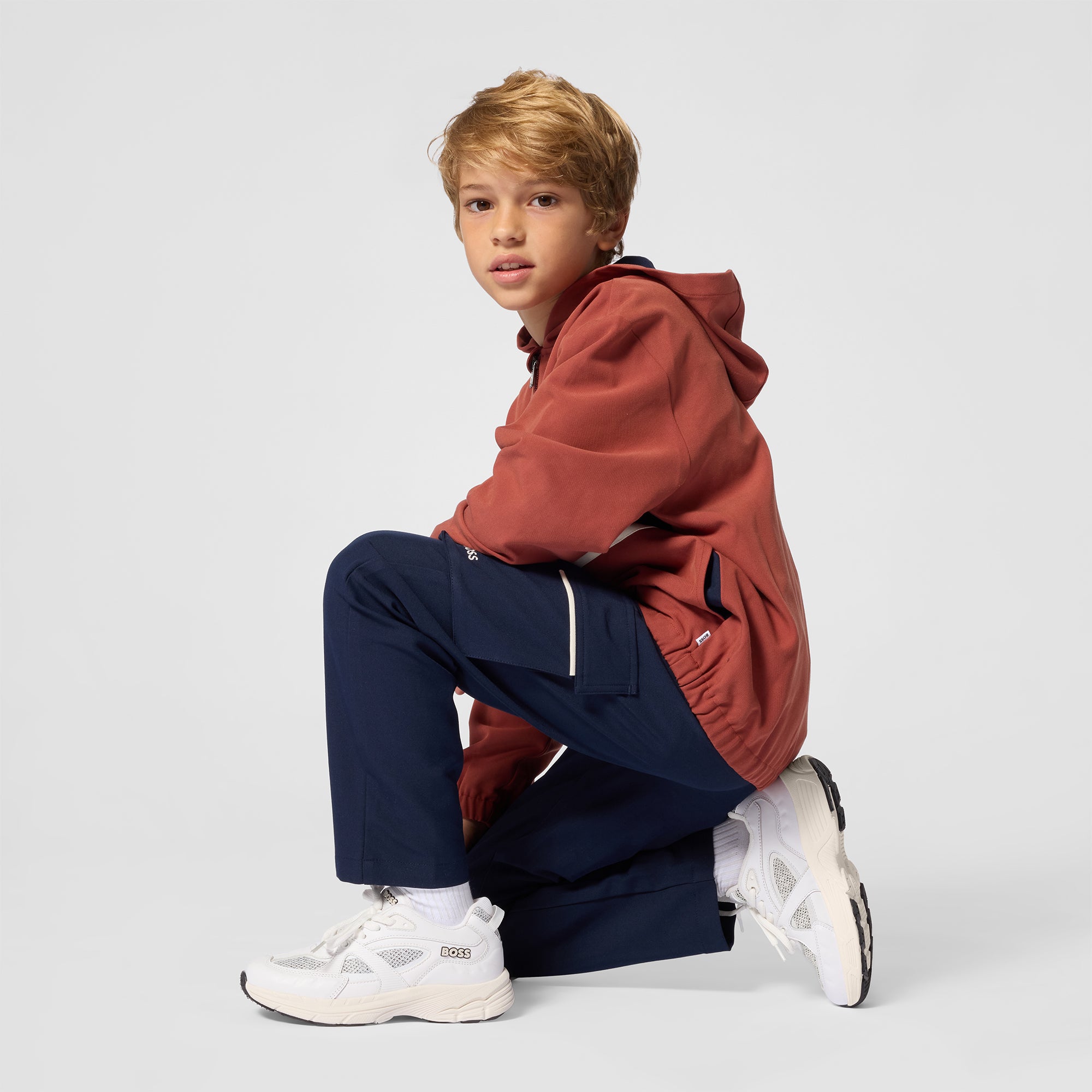 Boys Dark Blue Trousers
