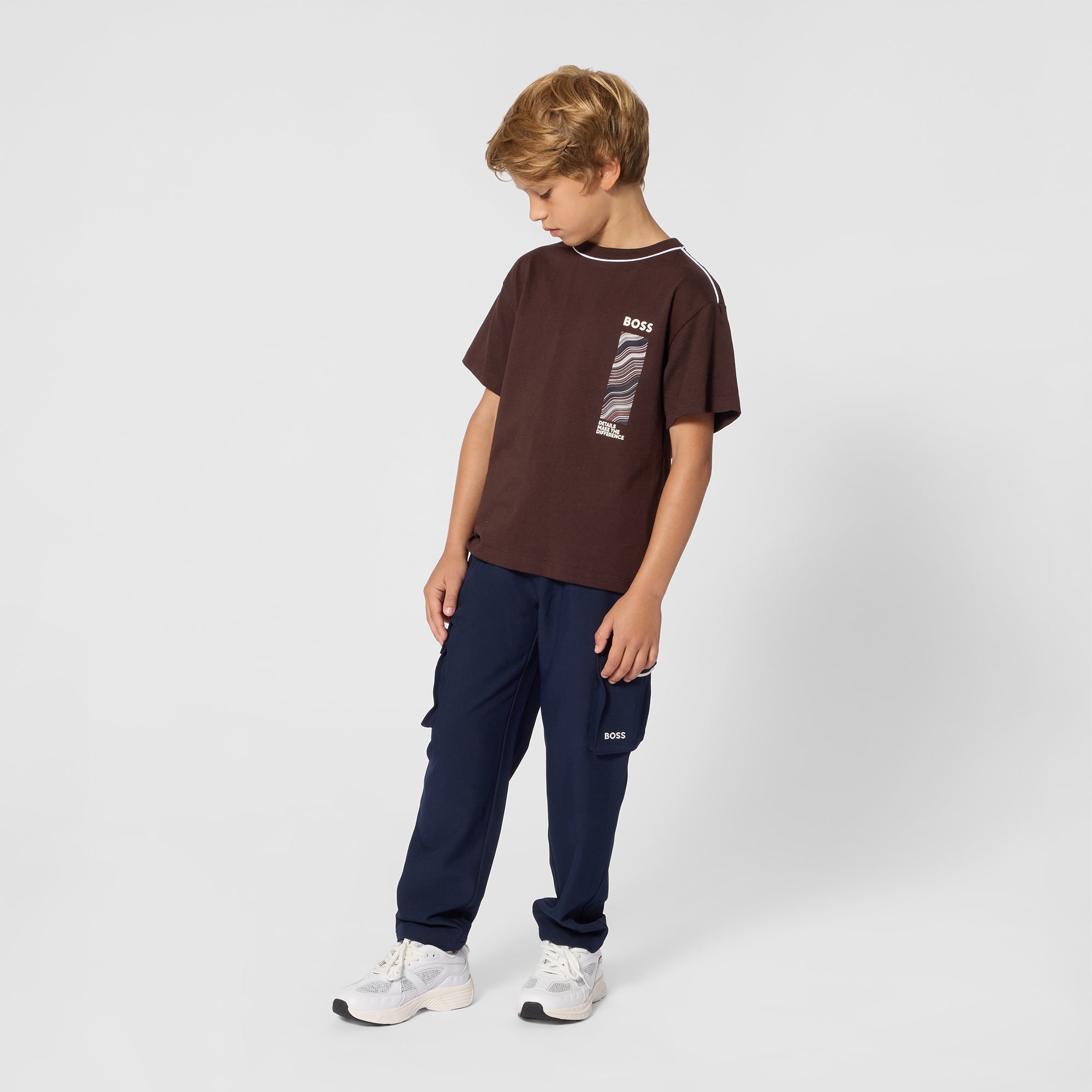 Boys Dark Blue Trousers