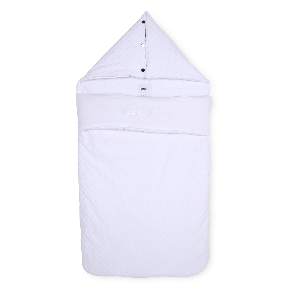 Baby Boys & Girls White Cotton Sleepbag