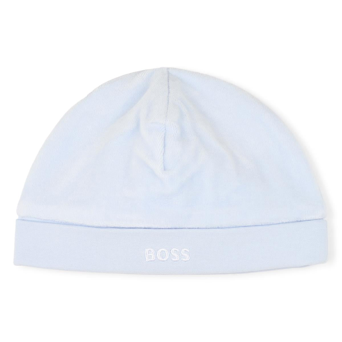 Baby Boys & Girls Blue Cotton Hat