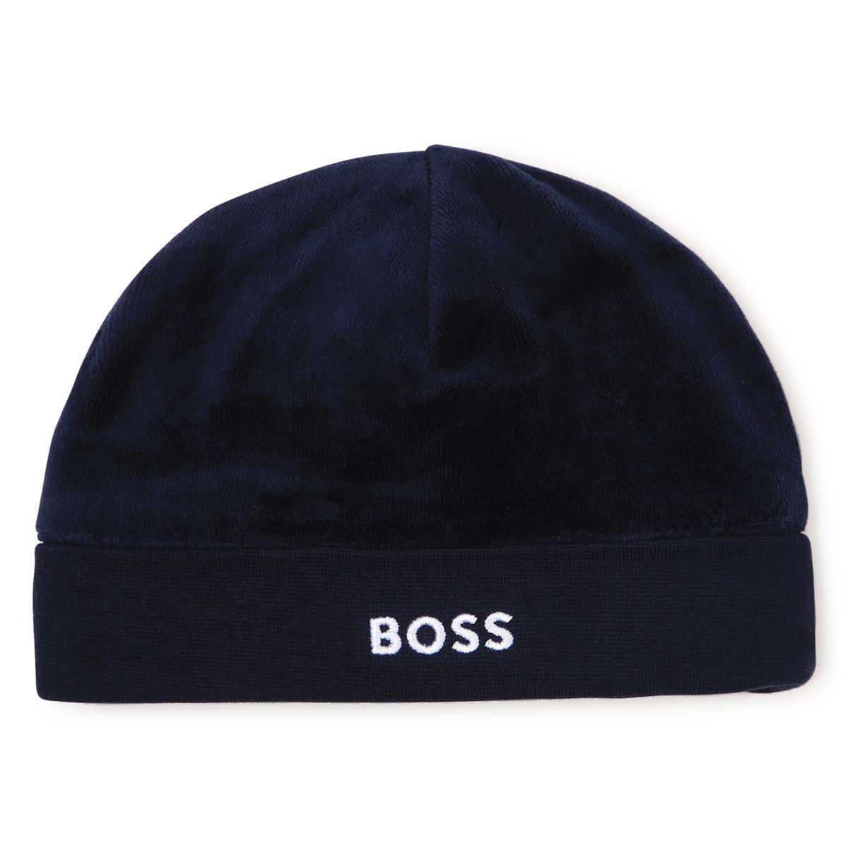 Baby Boys & Girls Navy Cotton Hat