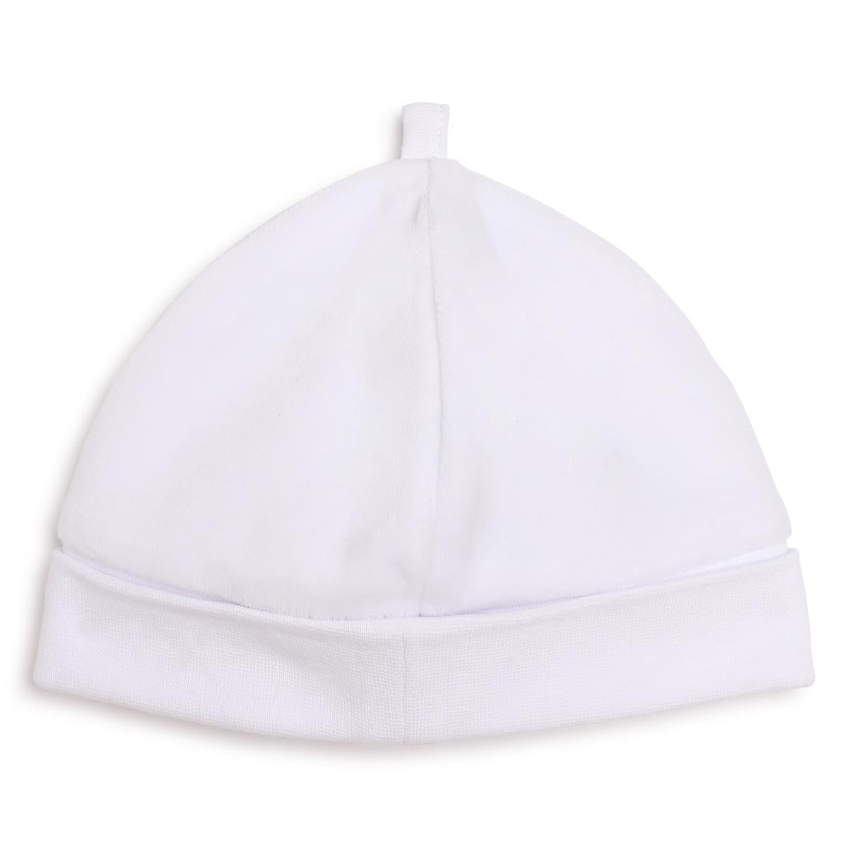 Baby Boys & Girls White Cotton Hat