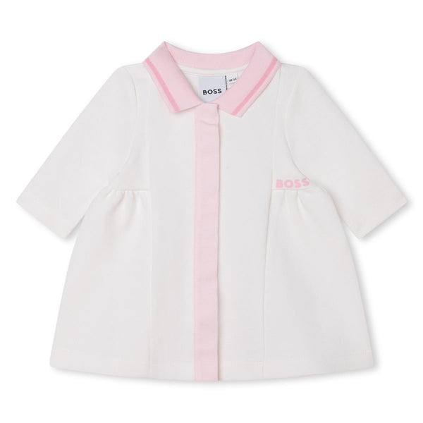 Baby Girls White Cotton Dress