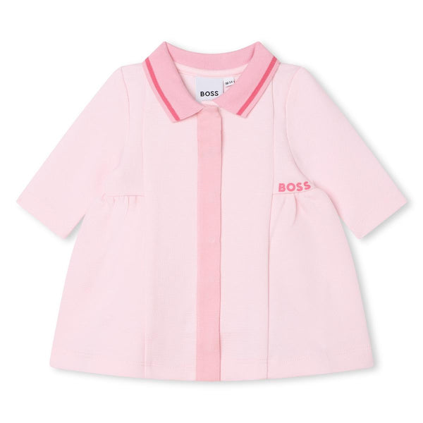 Baby Girls Pink Cotton Dress