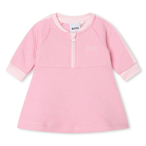 Baby Girls Pink Cotton Dress