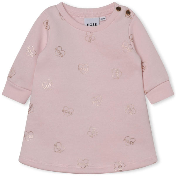 Baby Girls Pink Cotton Dress