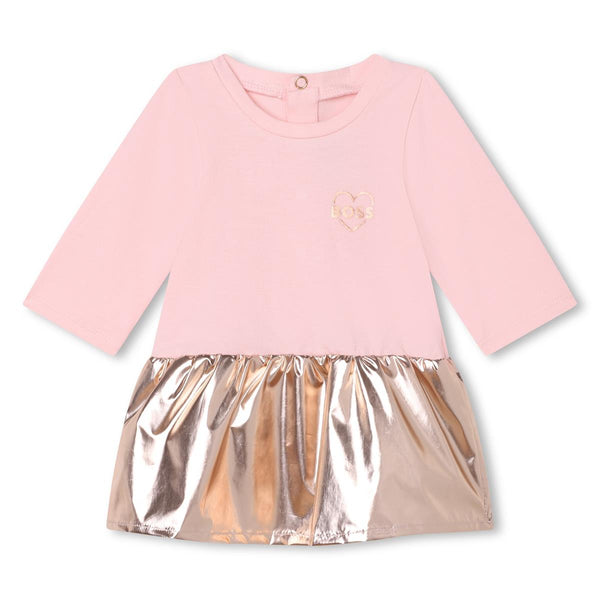 Baby Girls Pink Cotton Dress