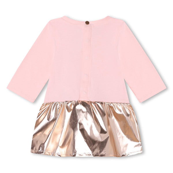 Baby Girls Pink Cotton Dress