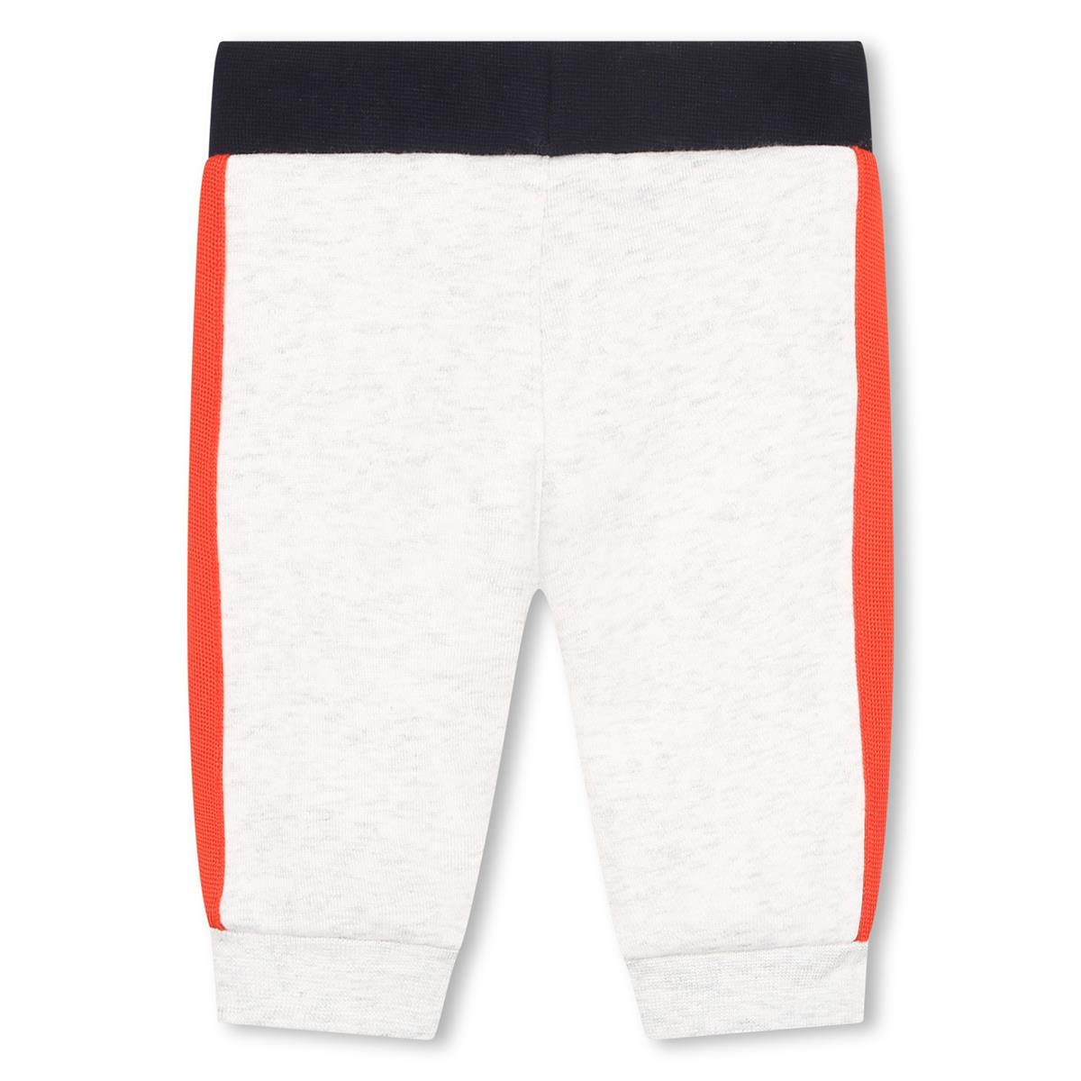 Baby Boys Grey Cotton Trousers
