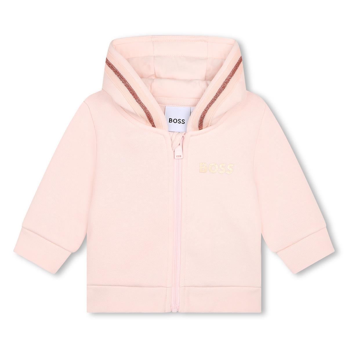 Baby Girls Pink Zip-Up Top