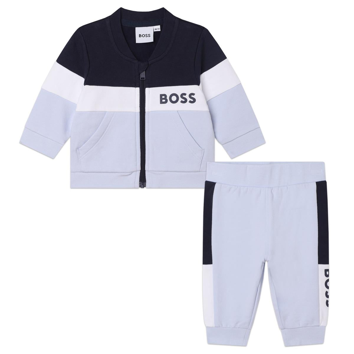 Baby Boys Light Blue Cotton Set