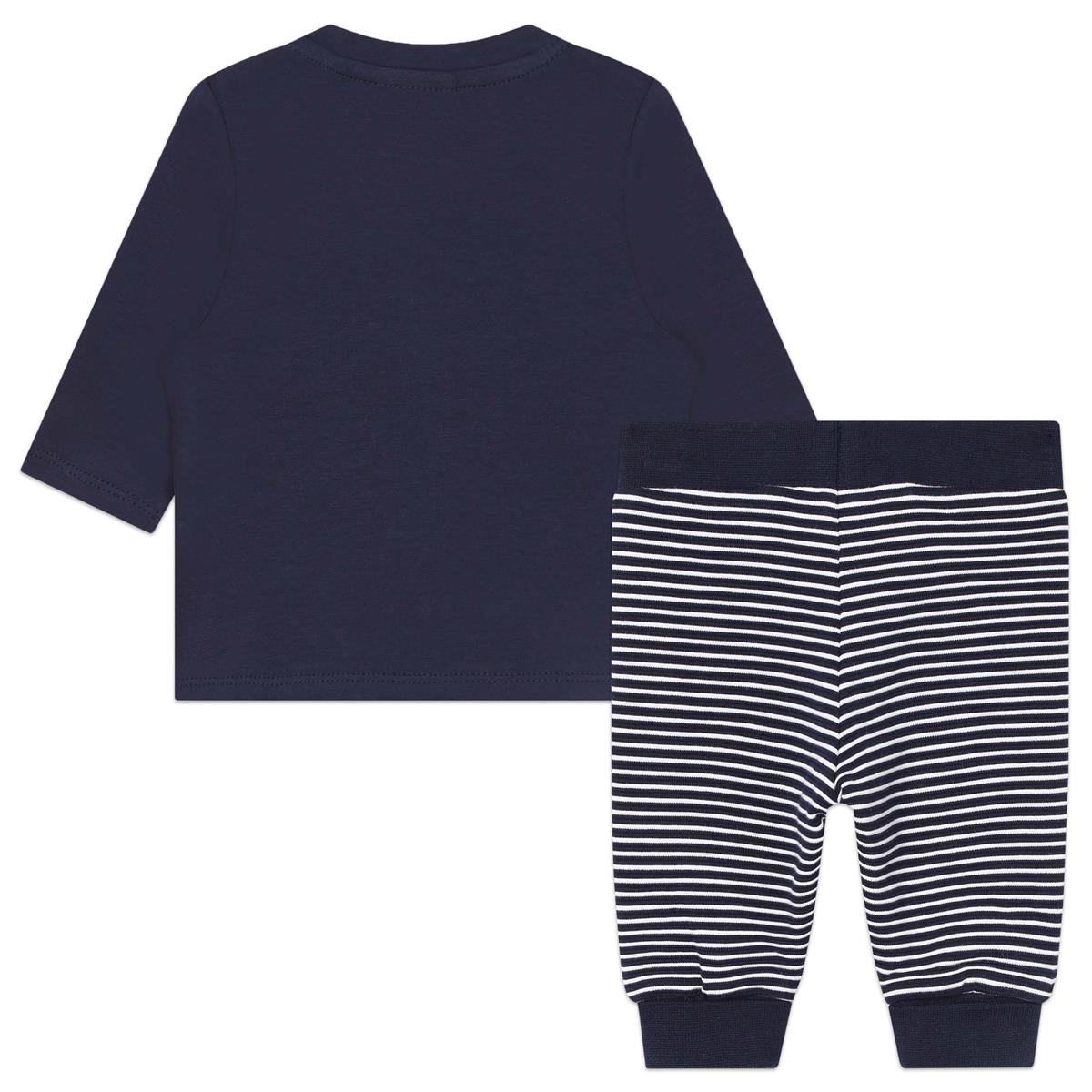 Baby Boys Blue Cotton Set