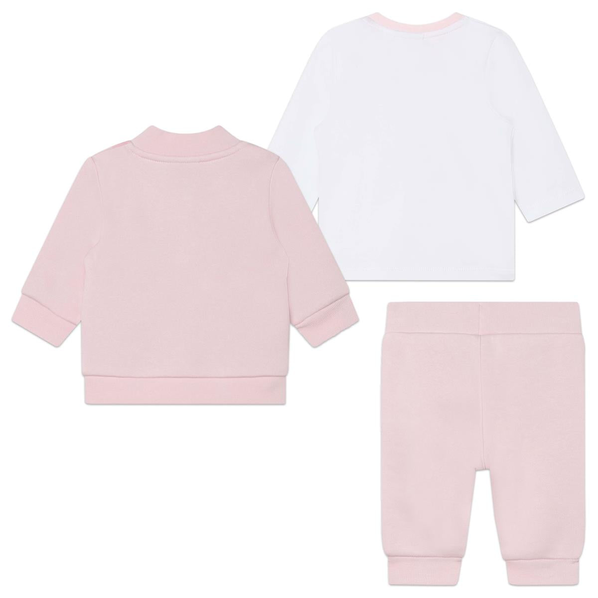 Baby Girls Pink Cotton Set