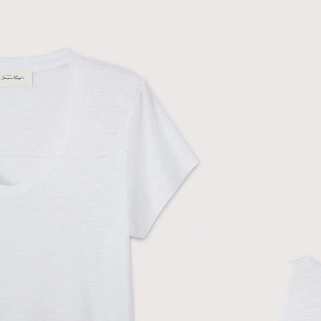Women White Cotton T-Shirt