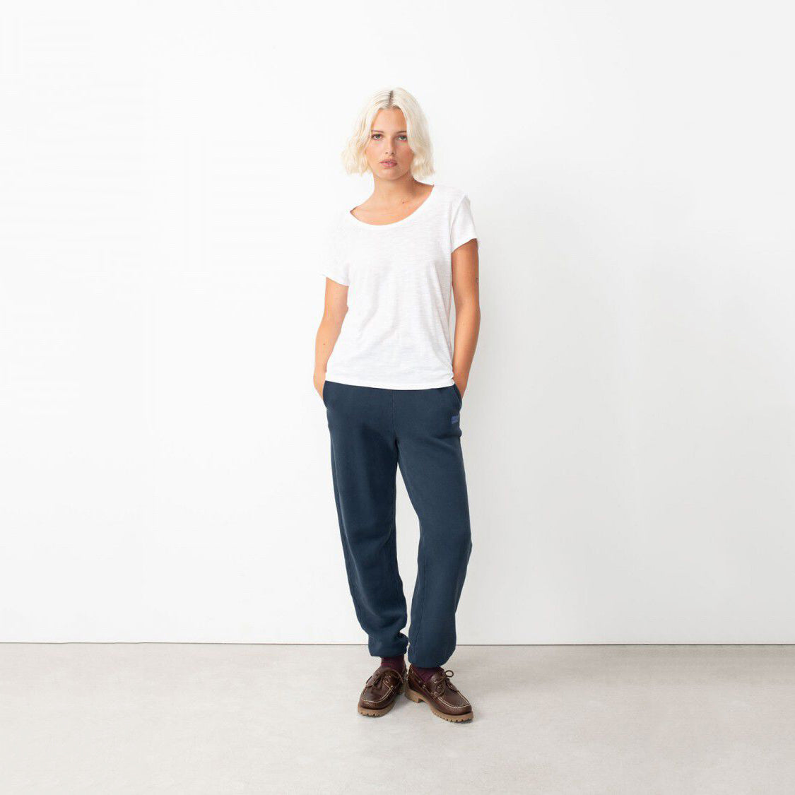 Women White Cotton T-Shirt