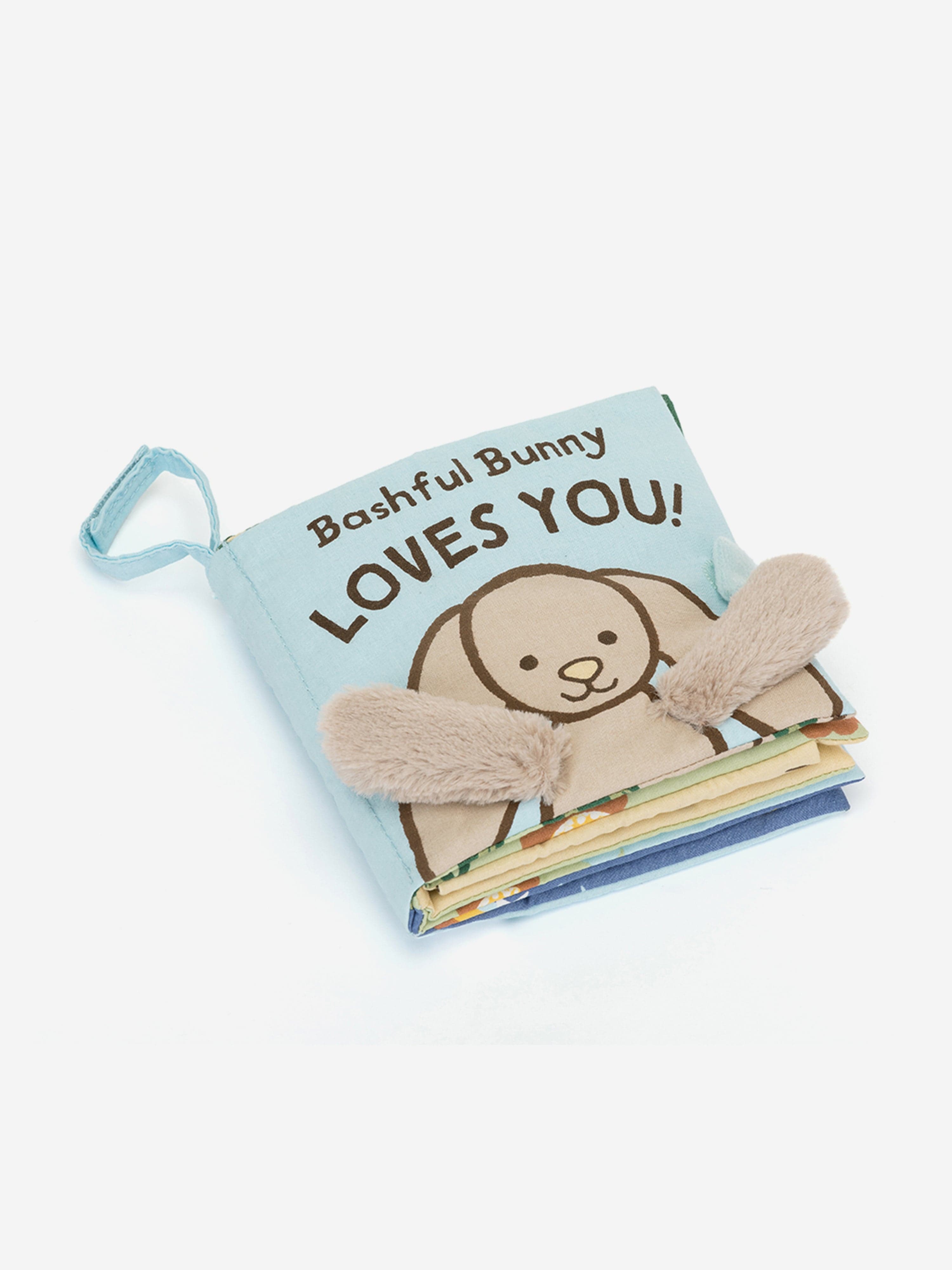 Bashful Bunny Loves You Book in Blue