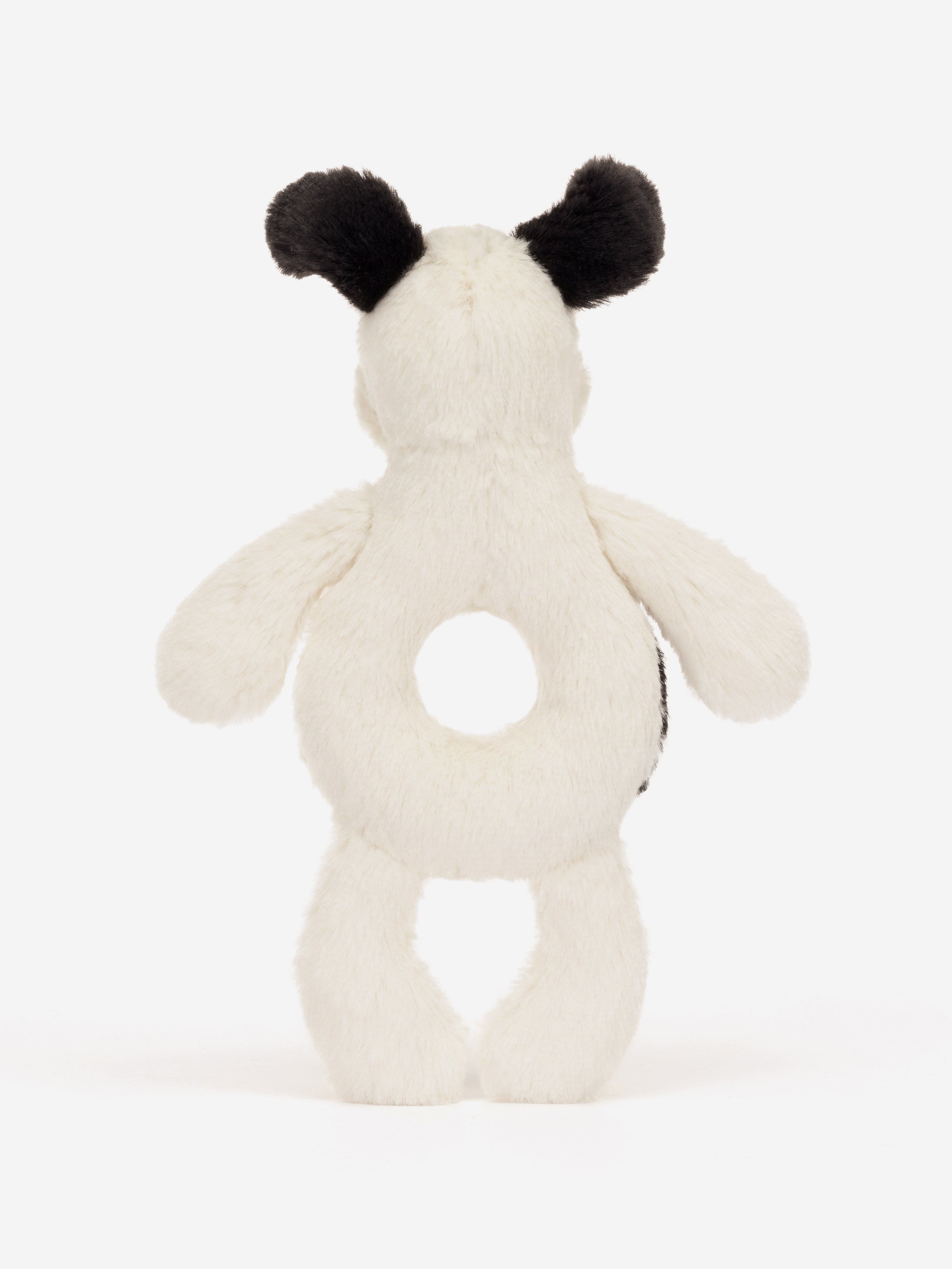 Bashful Puppy Ring Rattle in White (18 CM)