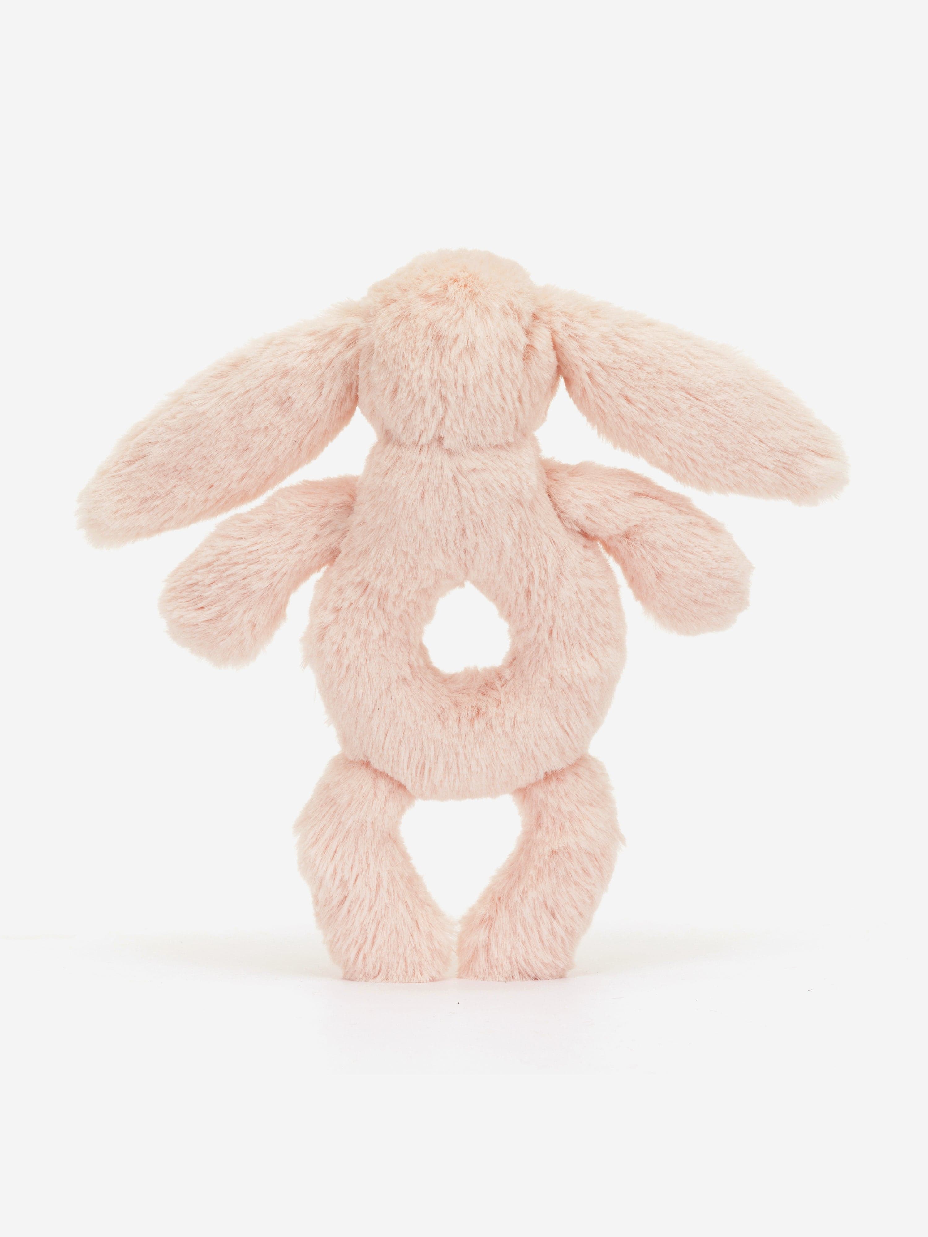 Bashful Blush Bunny Ring Rattle in Pink (18 CM)