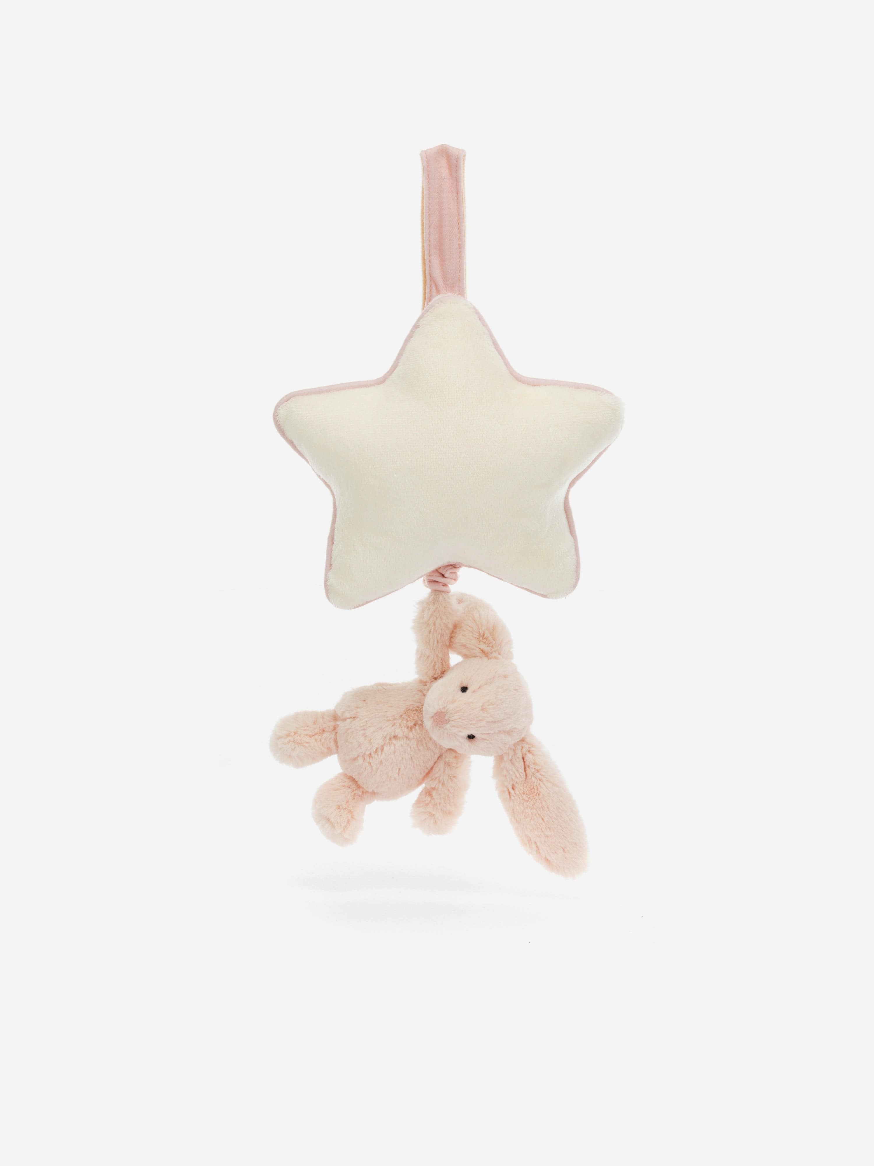Bashful Blush Bunny Musical Pull in Pink (30 CM)