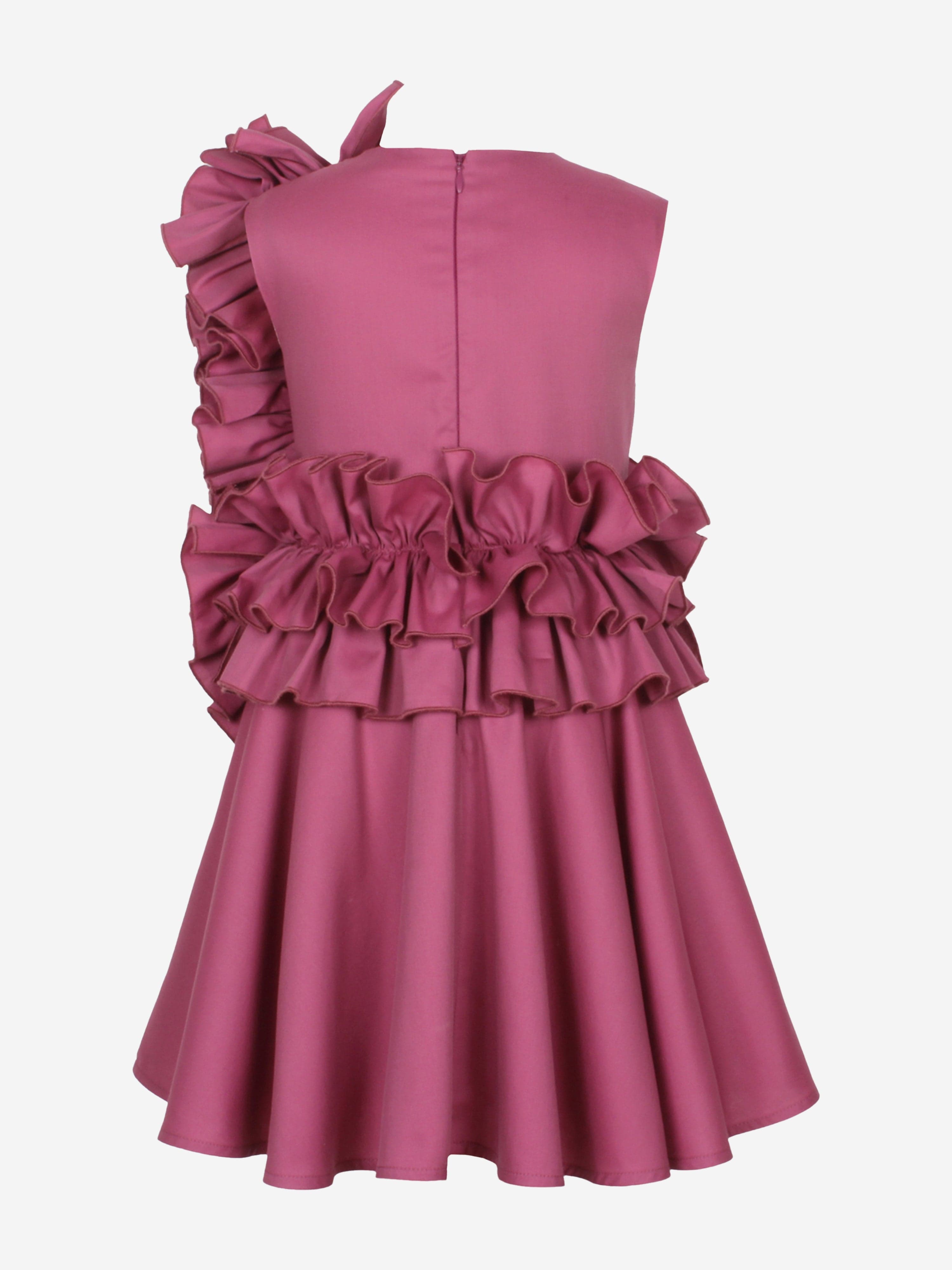 Girls Adage Dress in Purple