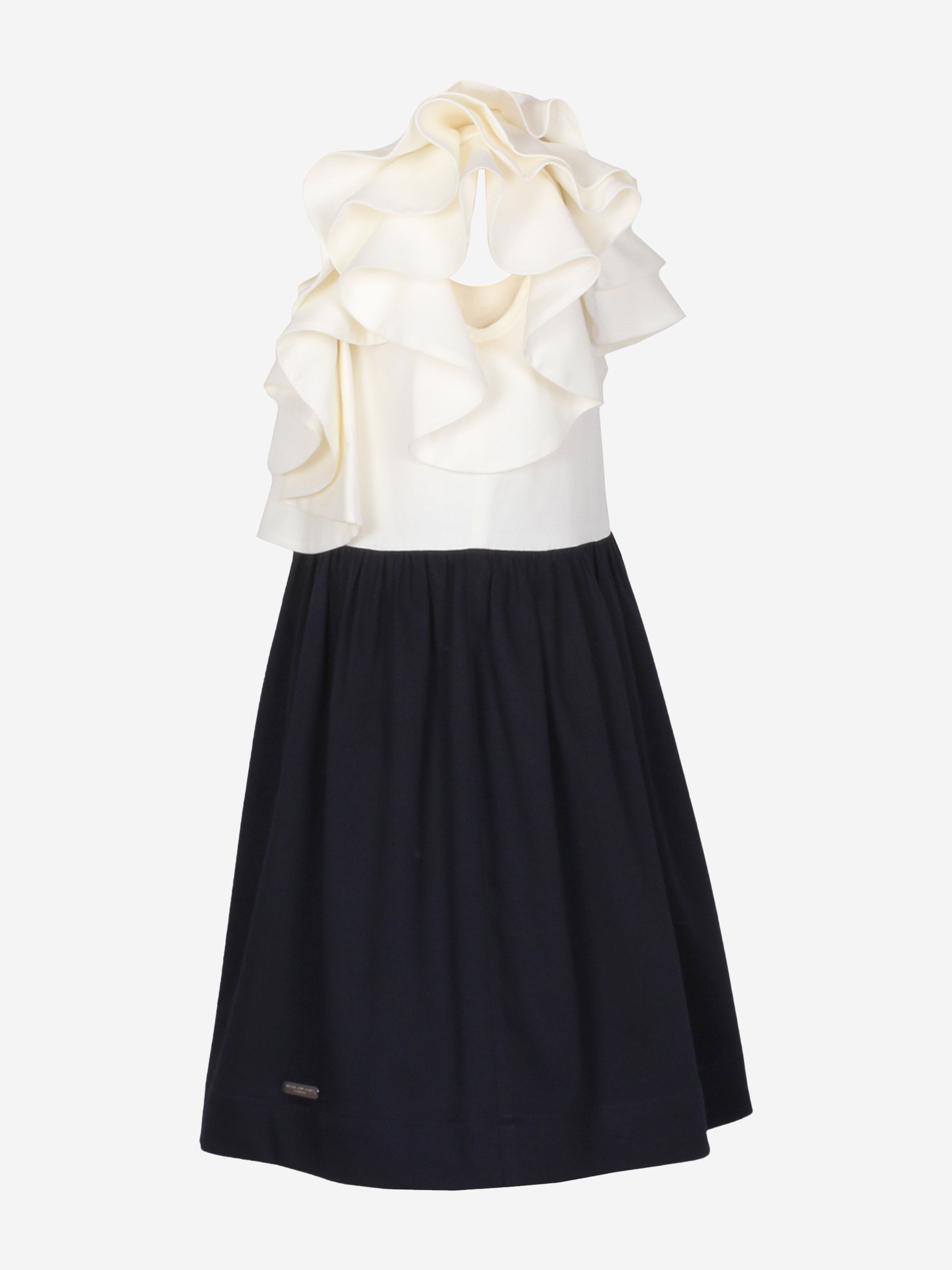 Girls Glissage Dress in Navy
