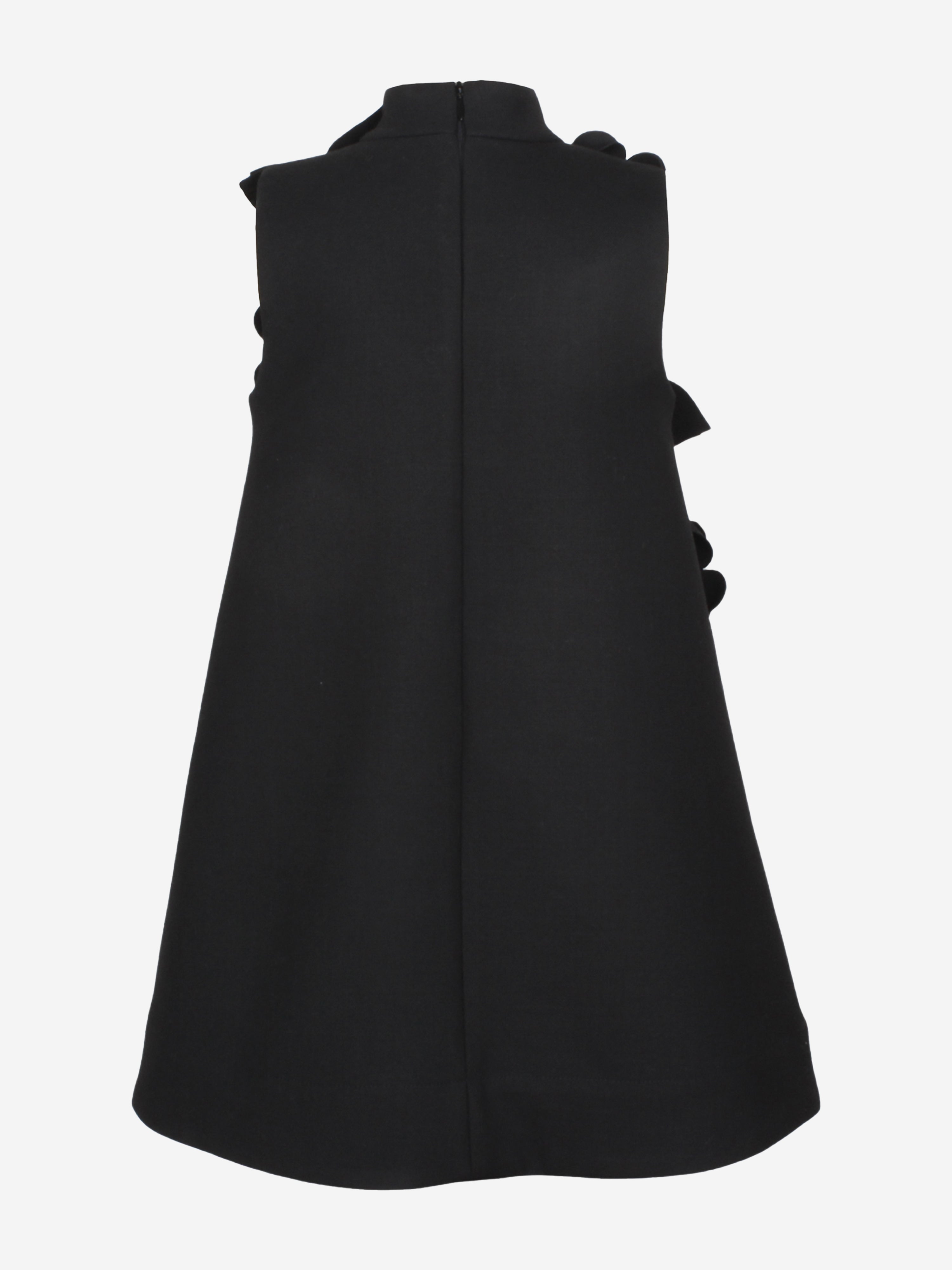Jessie And James Girls Willow Flower Dress in Black