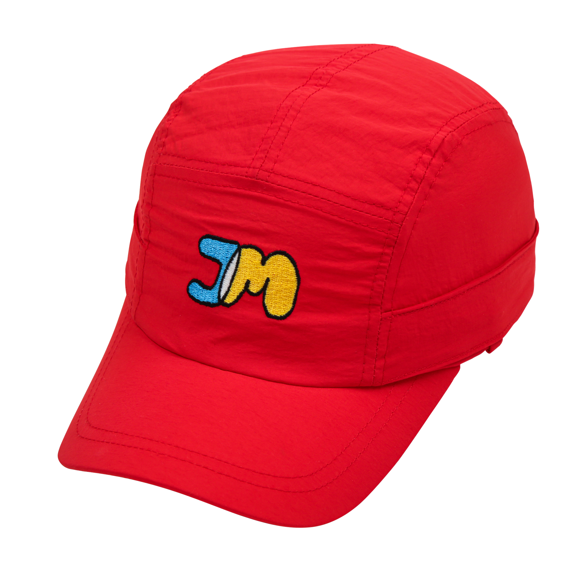 Boys & Girls Red Embroidery Sun Shield Cap