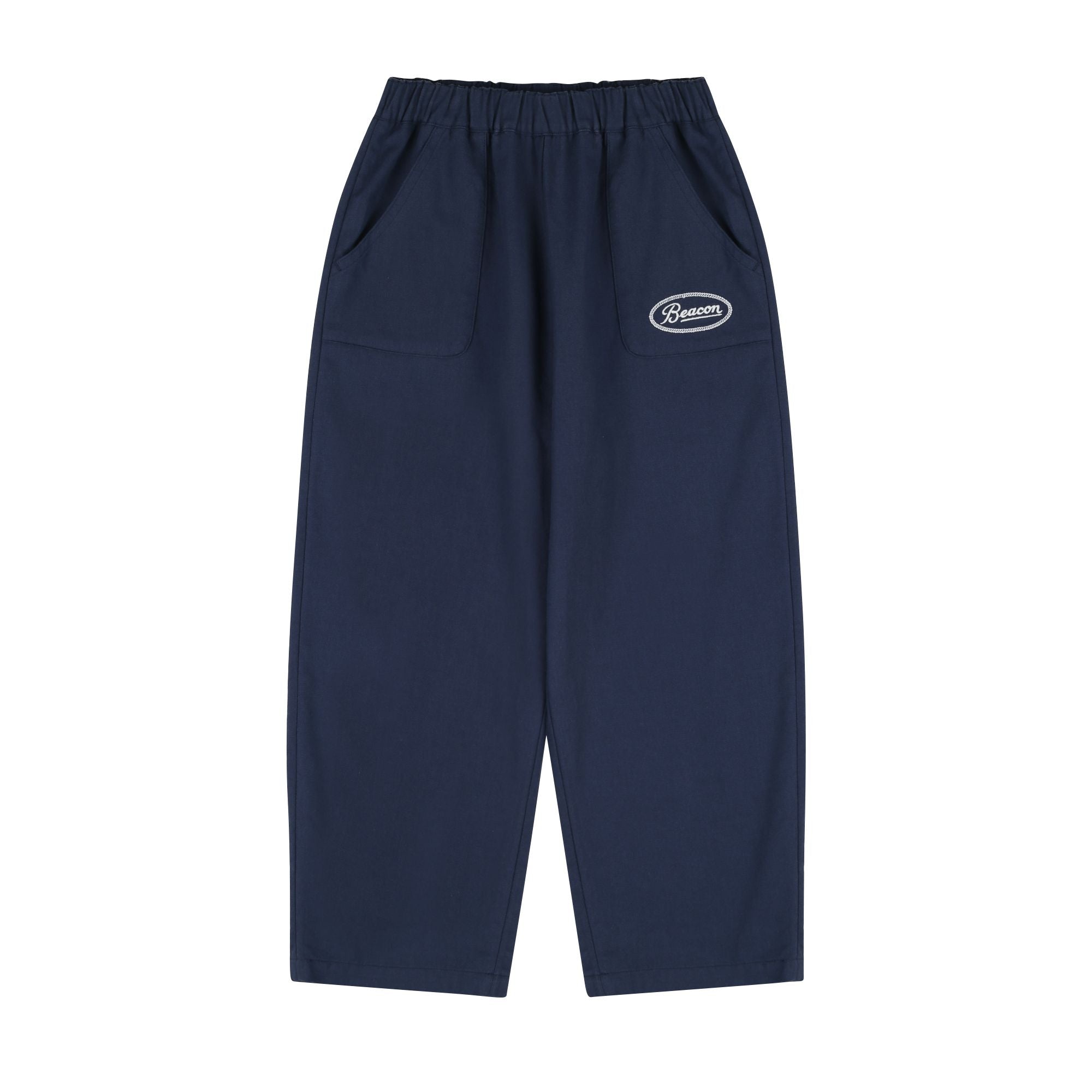 Boys & Girls Navy Cotton Trousers