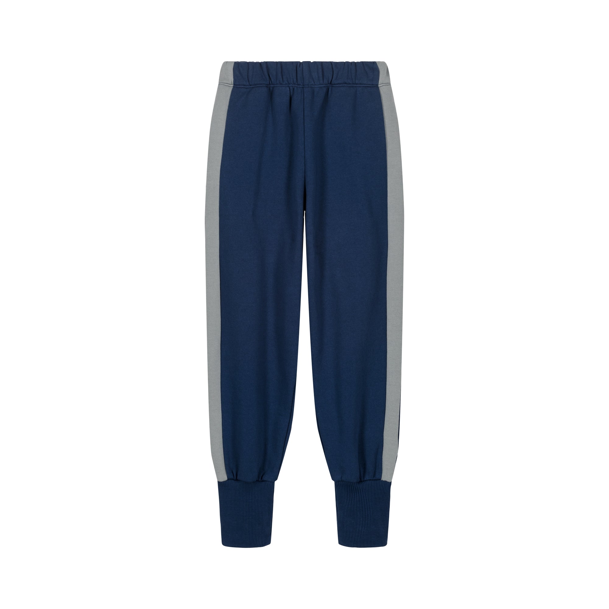 Boys & Girls Blue Logo Velvet Trousers