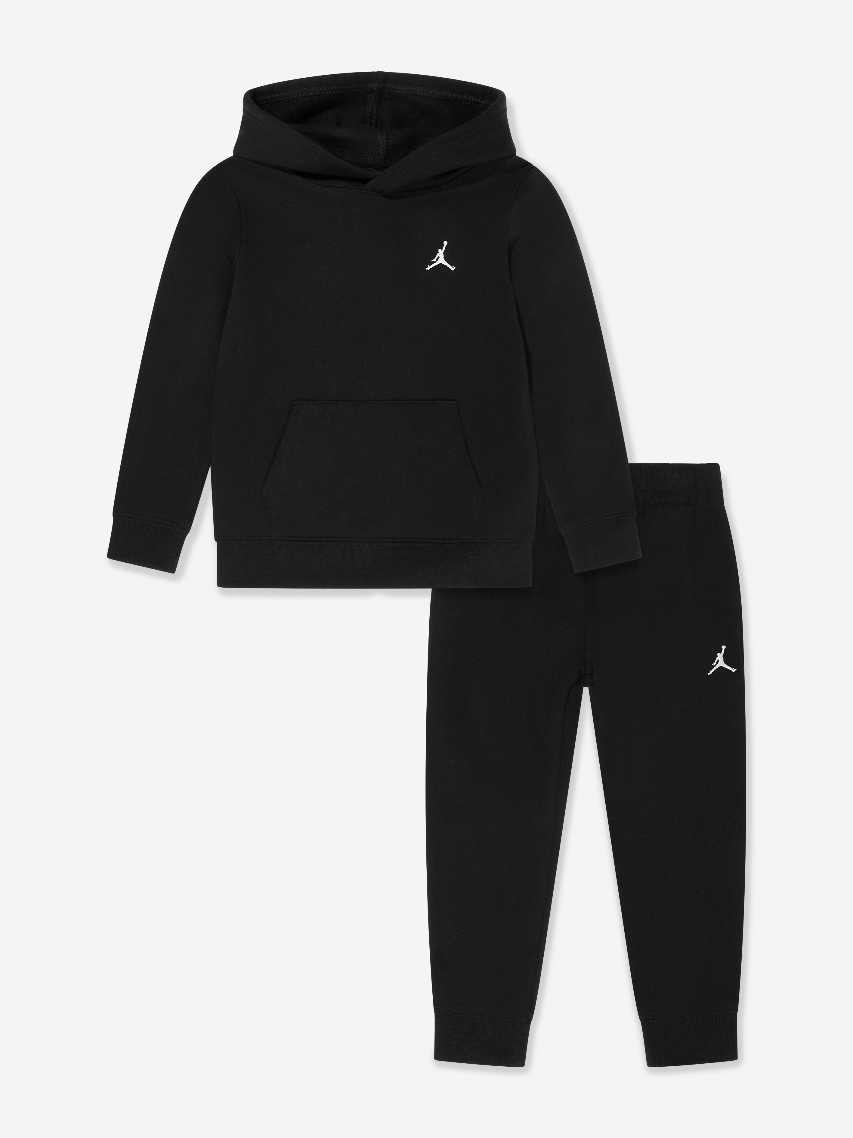 Kids MJ Brooklyn Fleece PO Tracksuit in Black