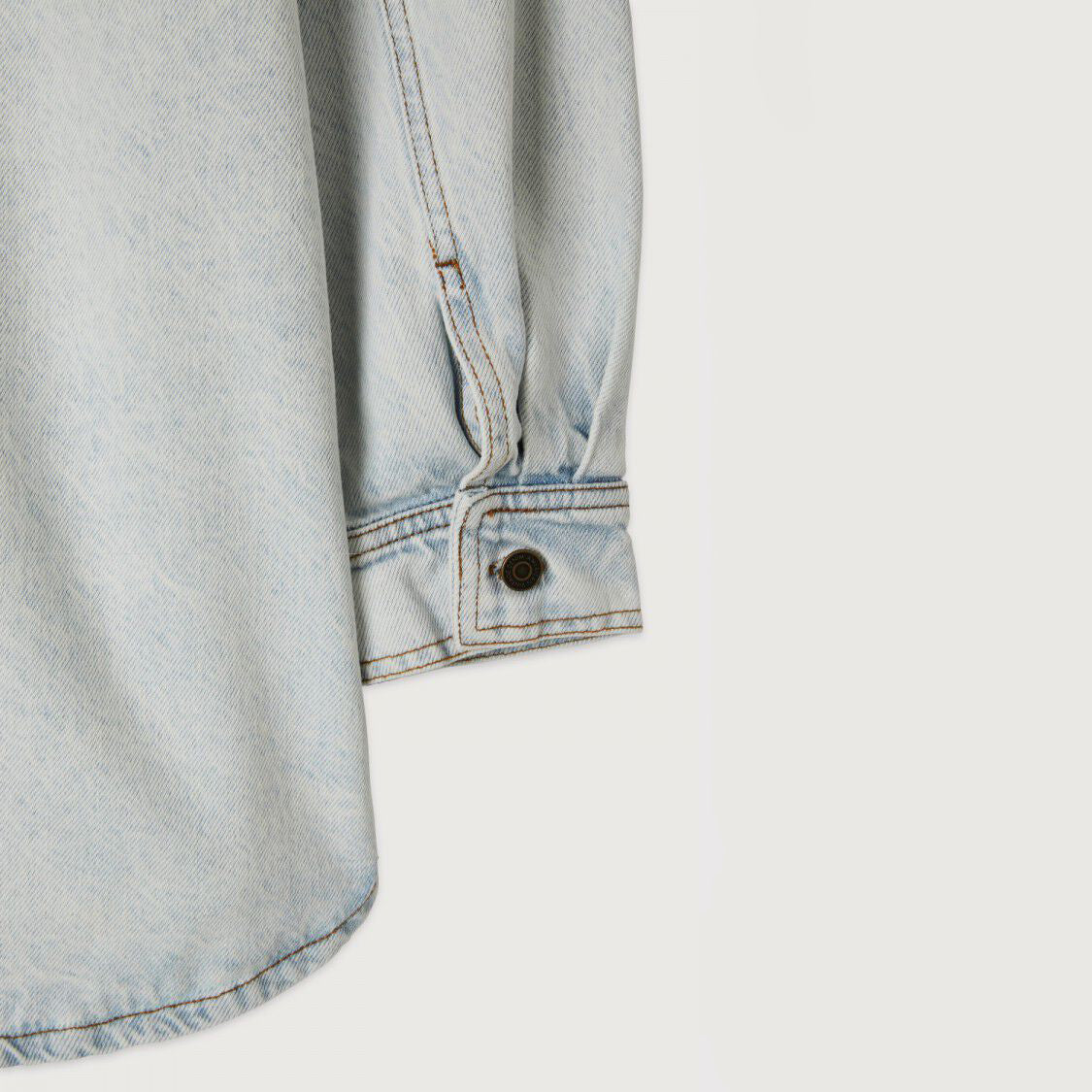 Women Light Blue Denim Shirt