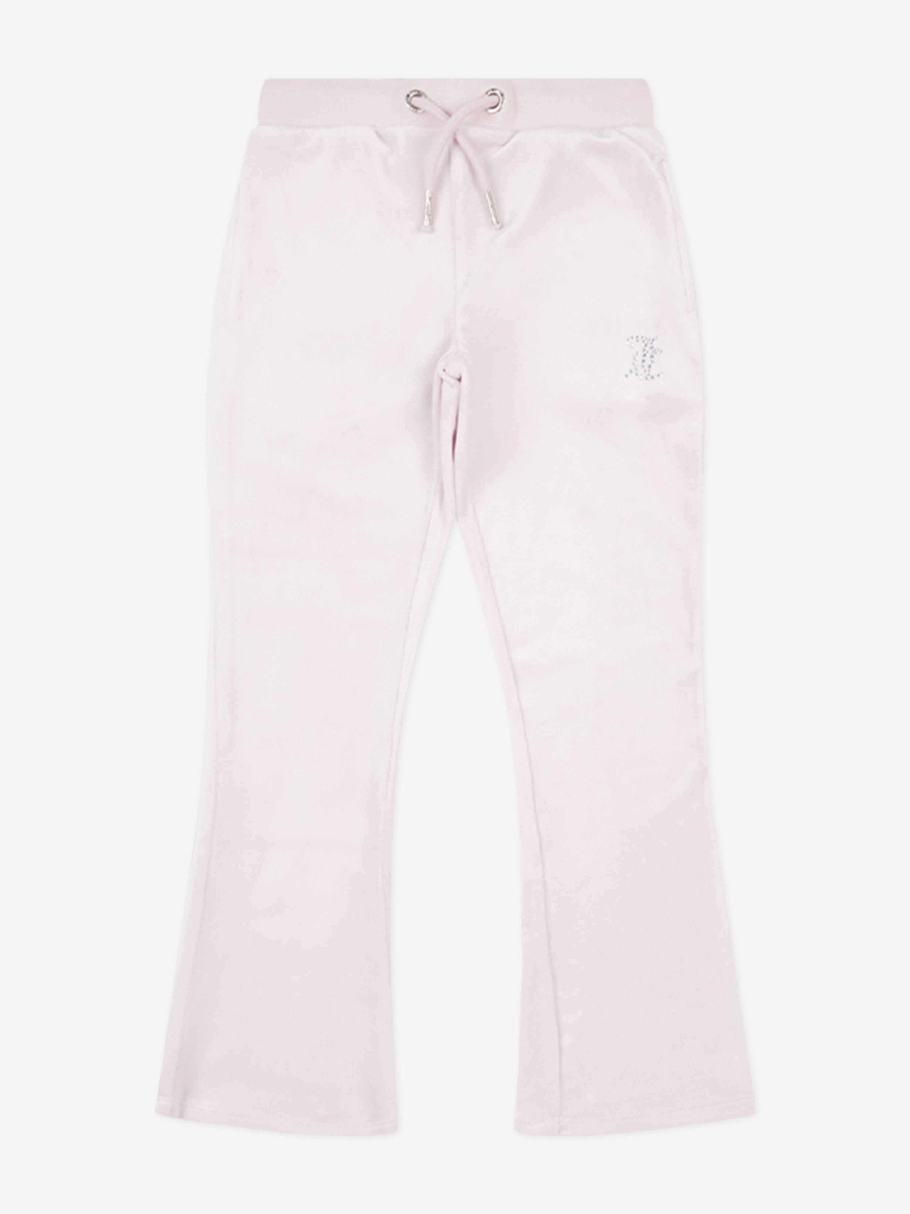 Girls Zip Up & Bootcut Joggers Tracksuit in Purple
