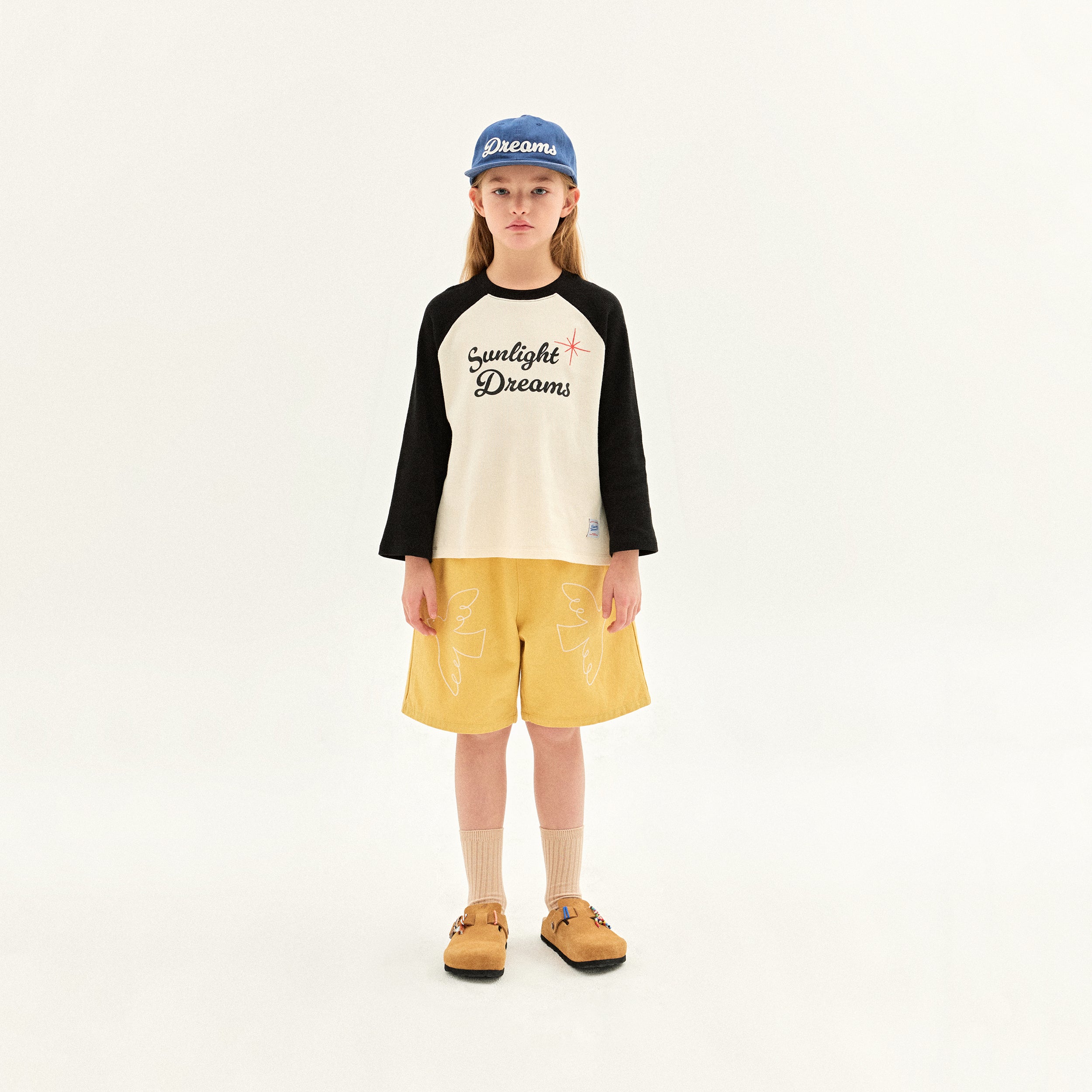 Boys & Girls Black Logo Cotton T-Shirt