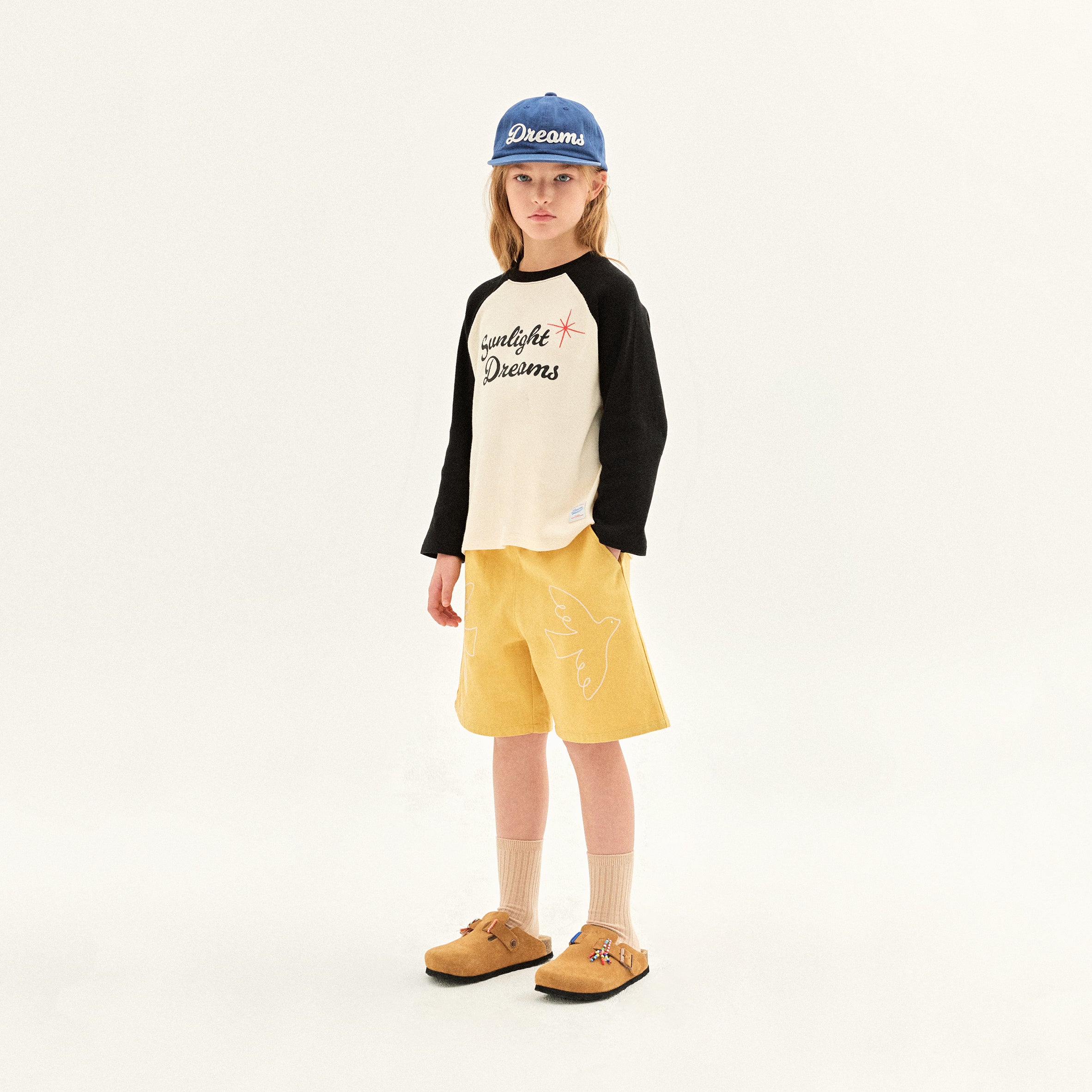Boys & Girls Black Logo Cotton T-Shirt