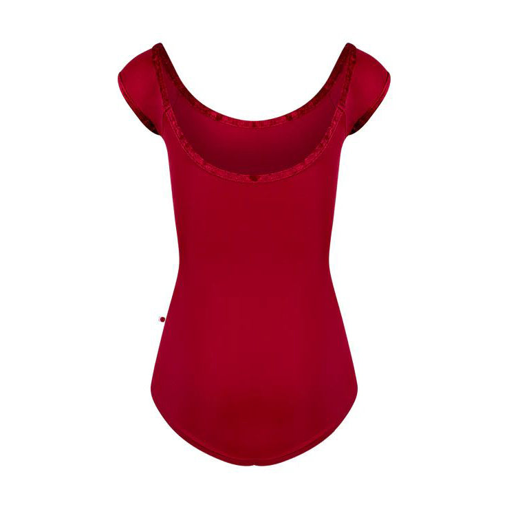 Girls Red "Wendy/T-Babylon/T-Babylon/CV-Dark Red" Ballet Onesies