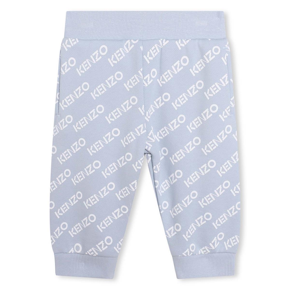 Baby Boys Light Blue Logo Trousers