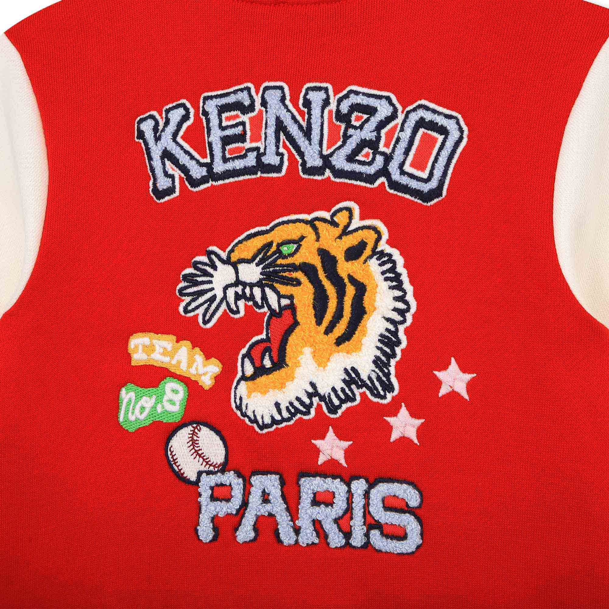 Baby Girls Red Logo Jacket