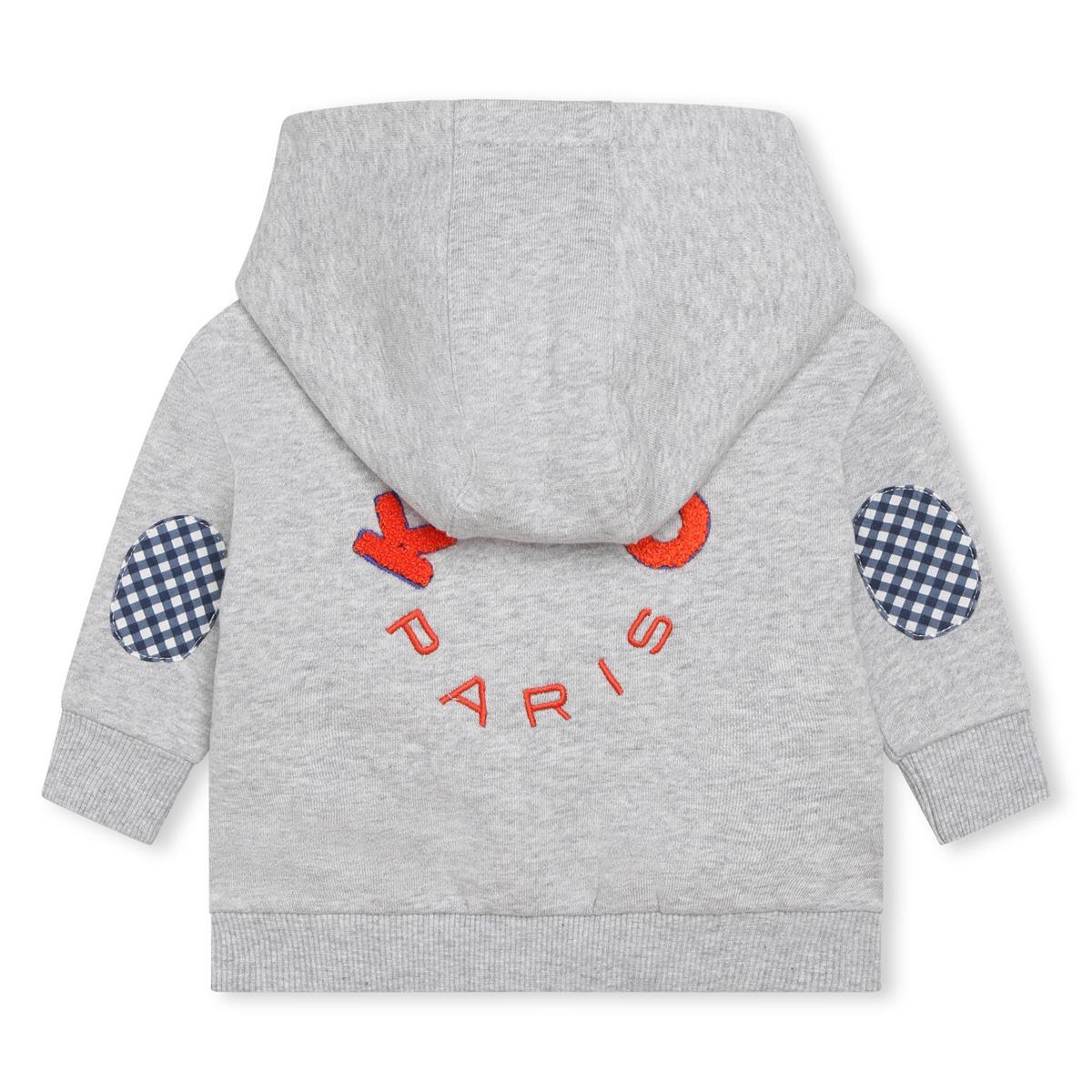 Baby Boys Grey Zip-Up Top