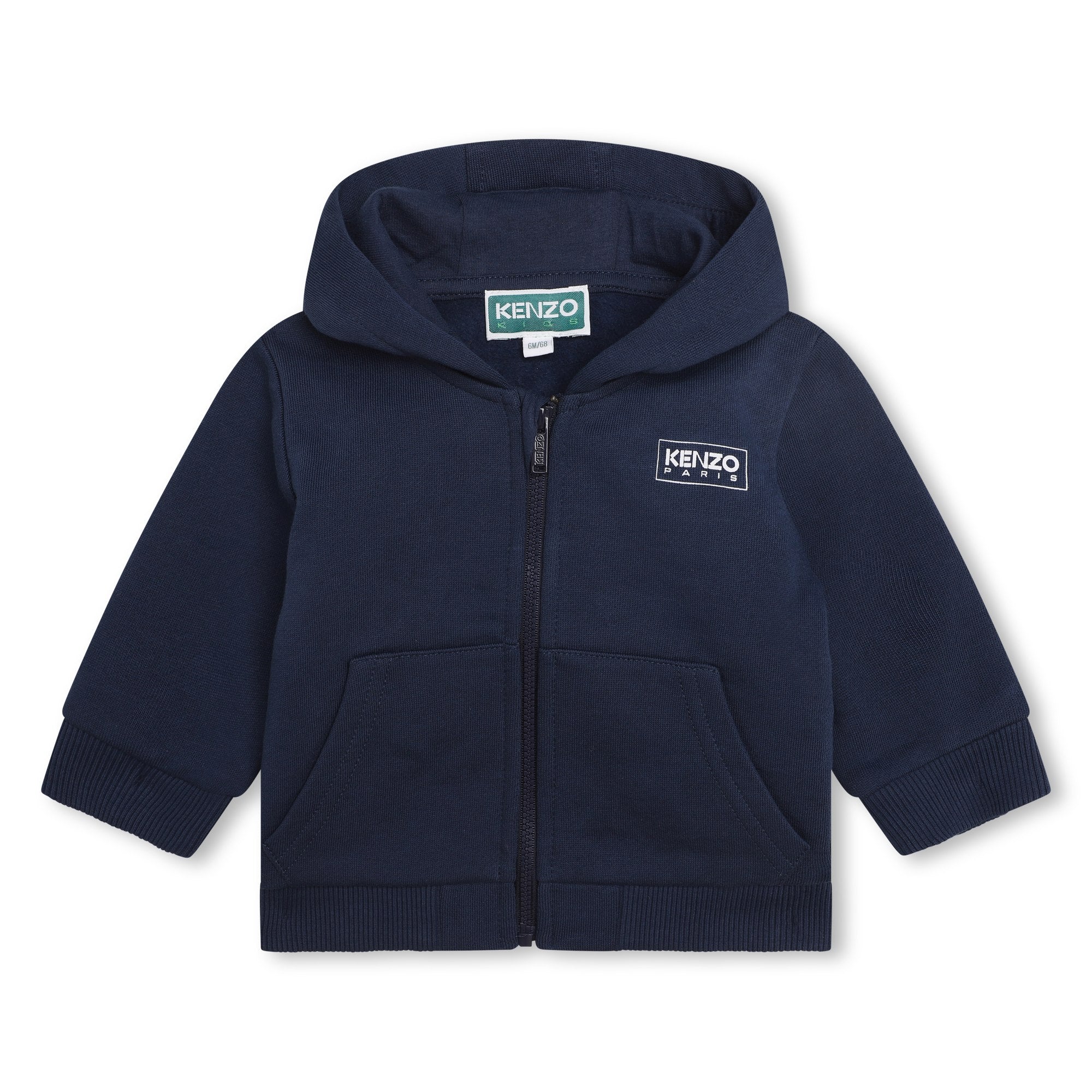 Baby Boys Navy Zip-Up Top