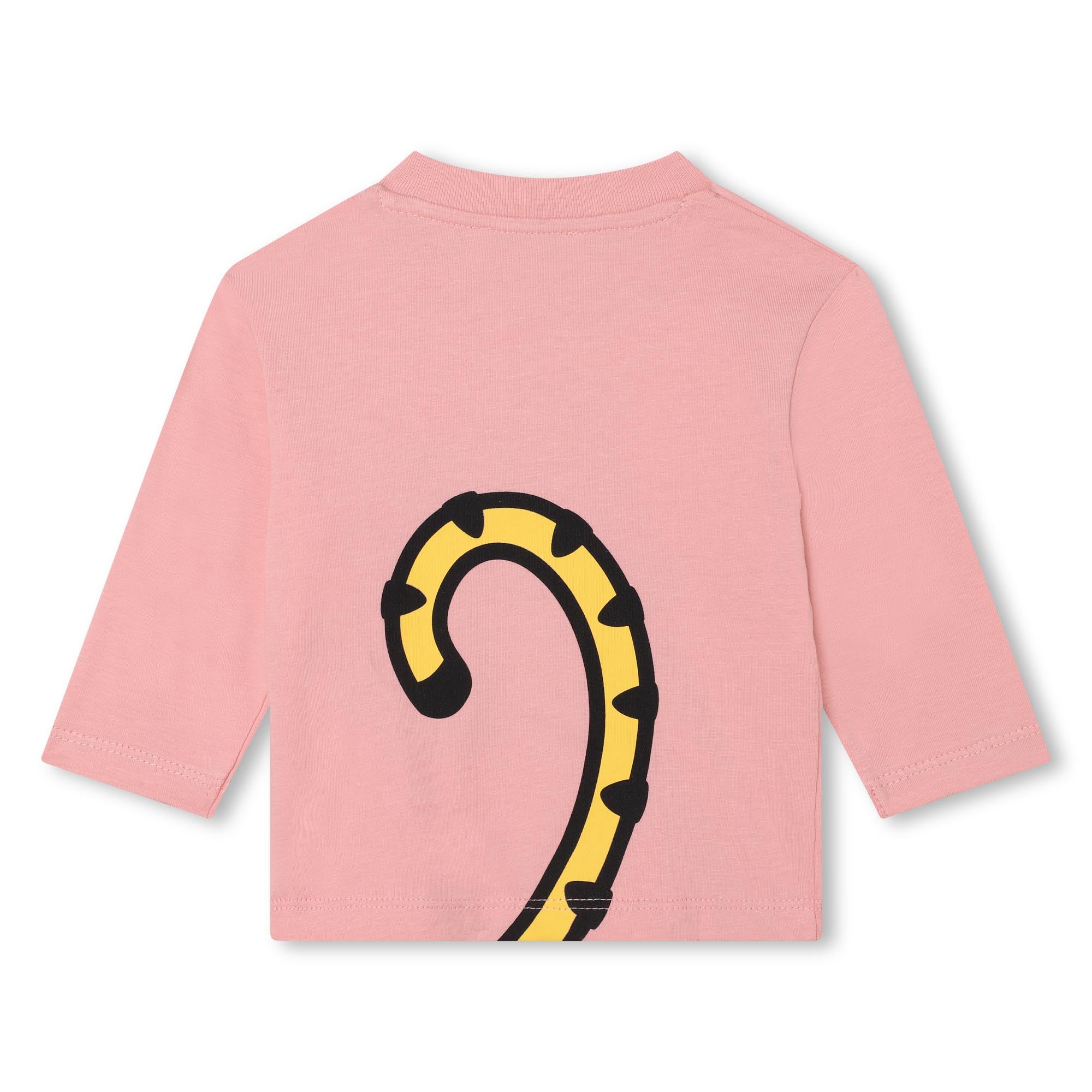 Baby Boys & Girls Pink Logo Cotton T-Shirt