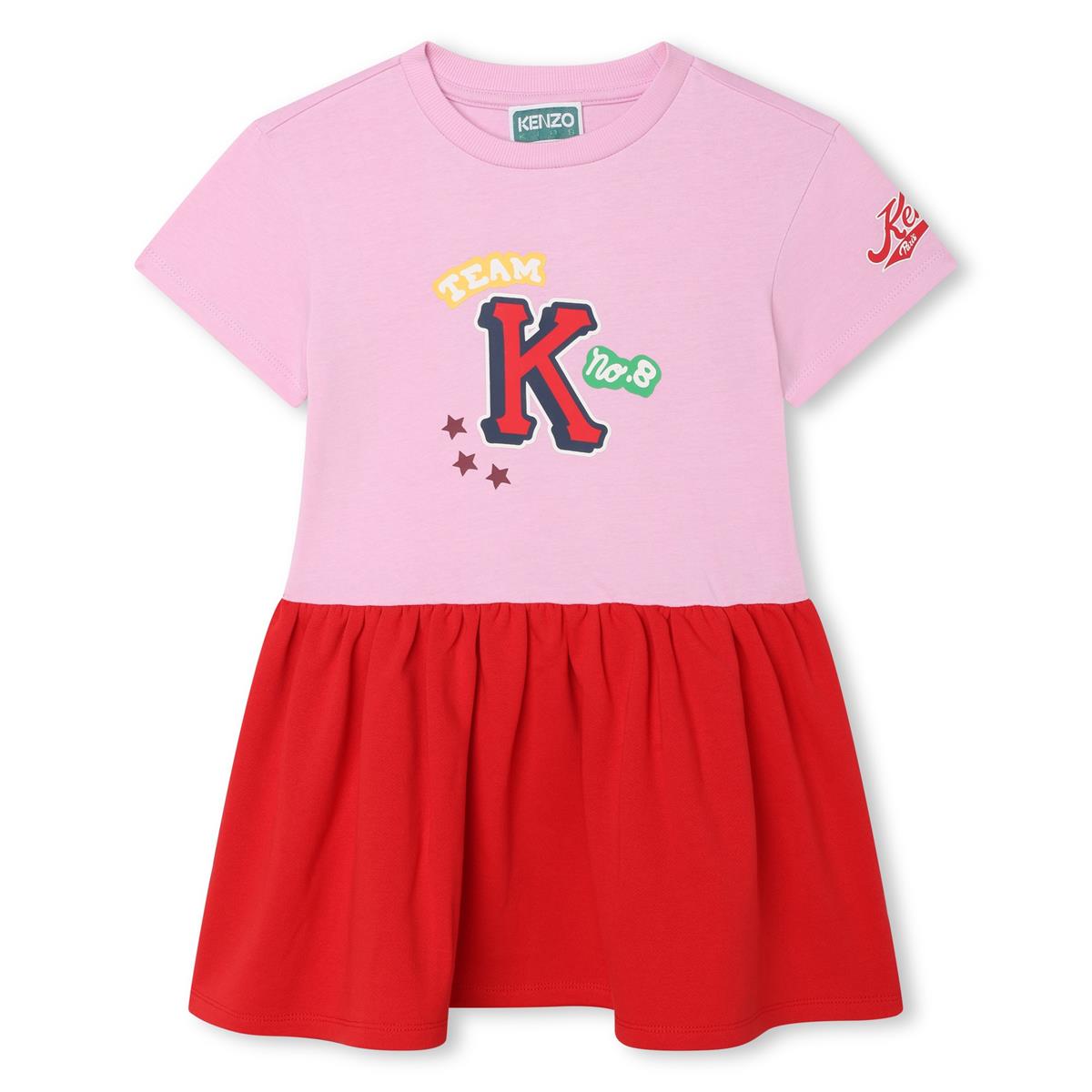 Girls Pink Cotton Dress
