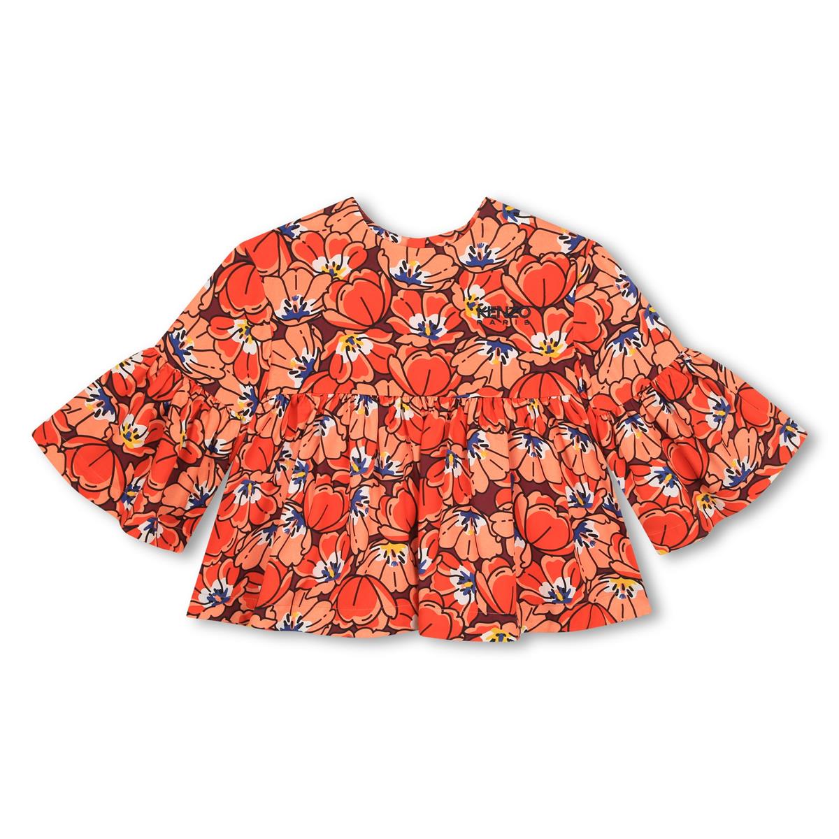Girls Pink Flower Top