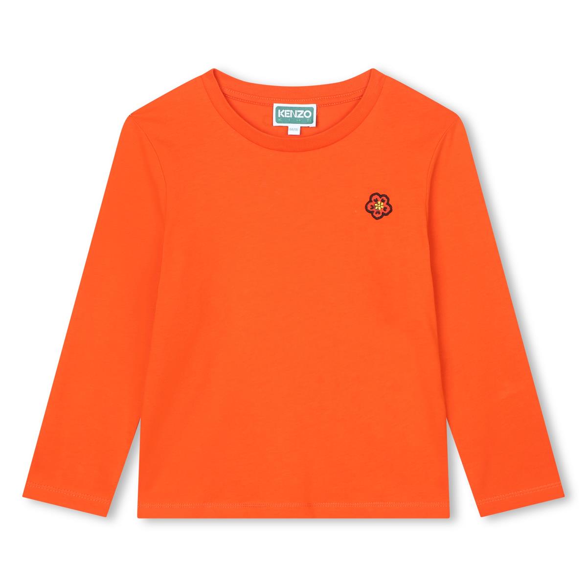 Girls Red Cotton T-Shirt