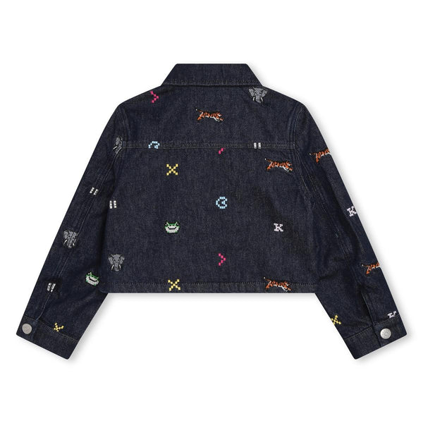Girls Blue Denim Coat