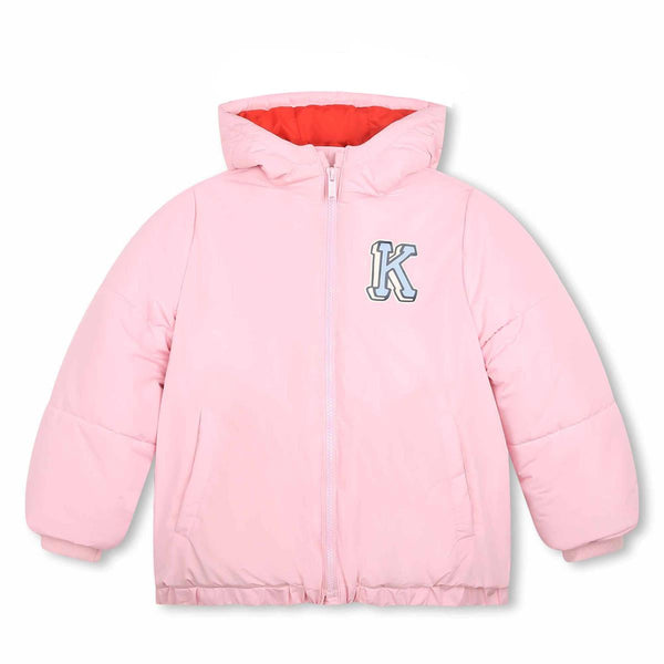 Girls Pink Padded Jacket