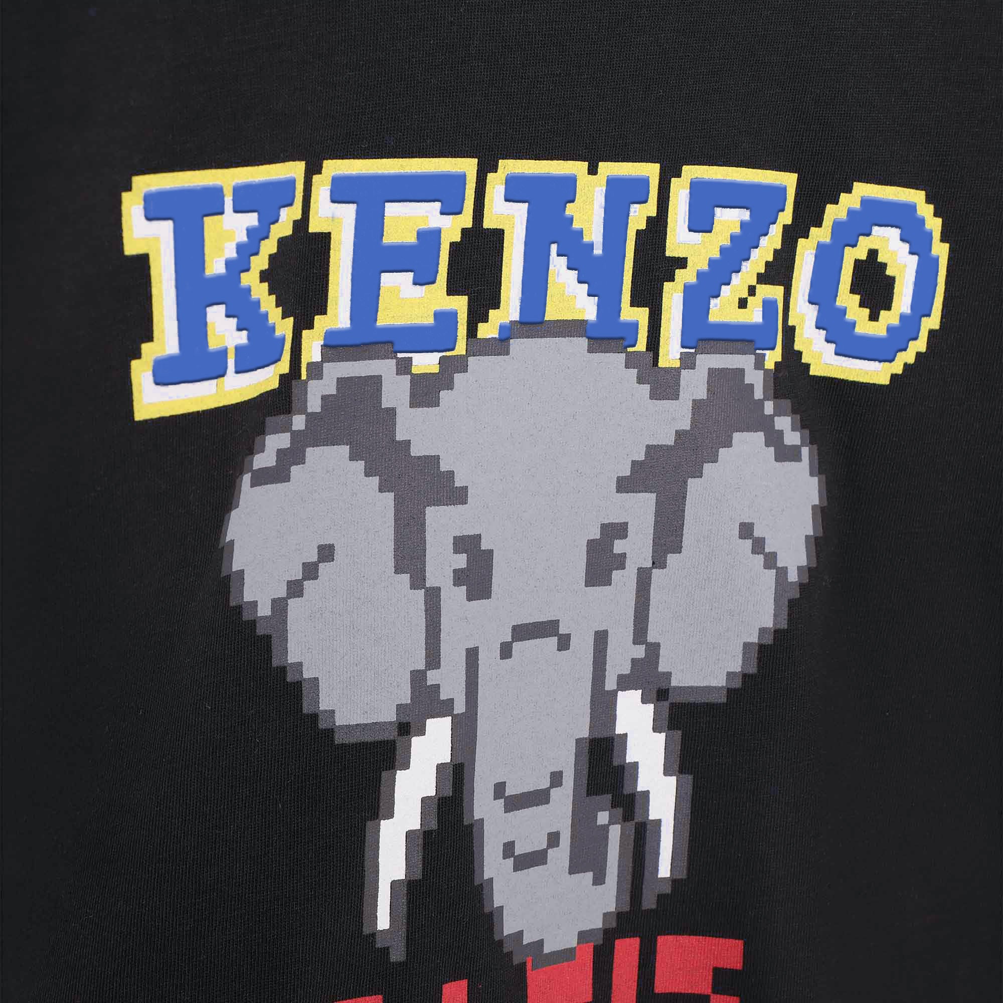 Boys Dark Grey Printed Cotton T-Shirt