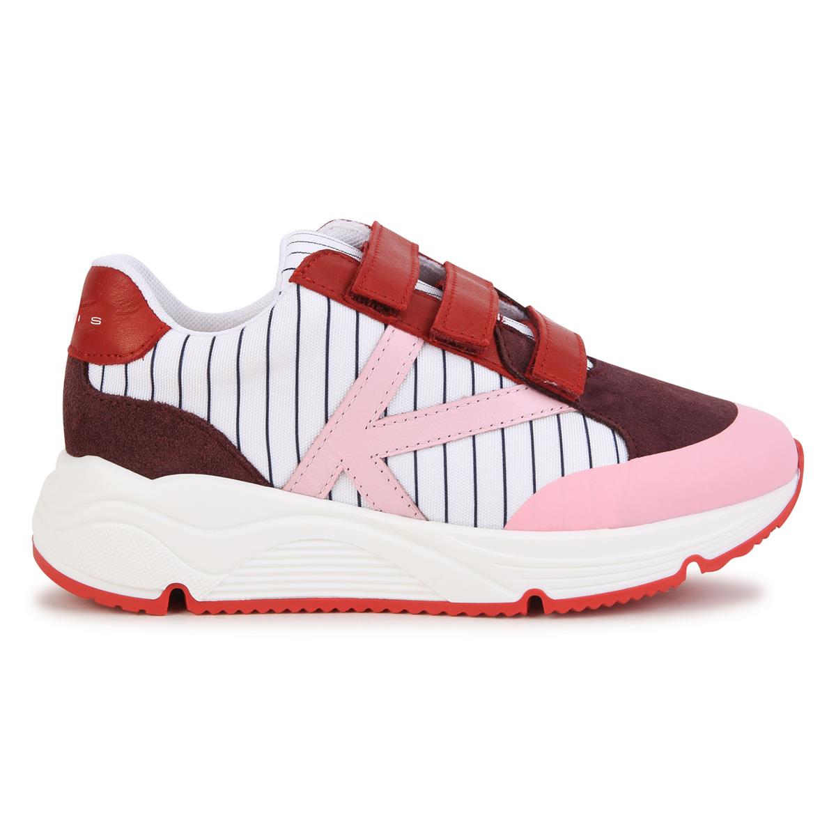 Boys & Girls White Logo Shoes
