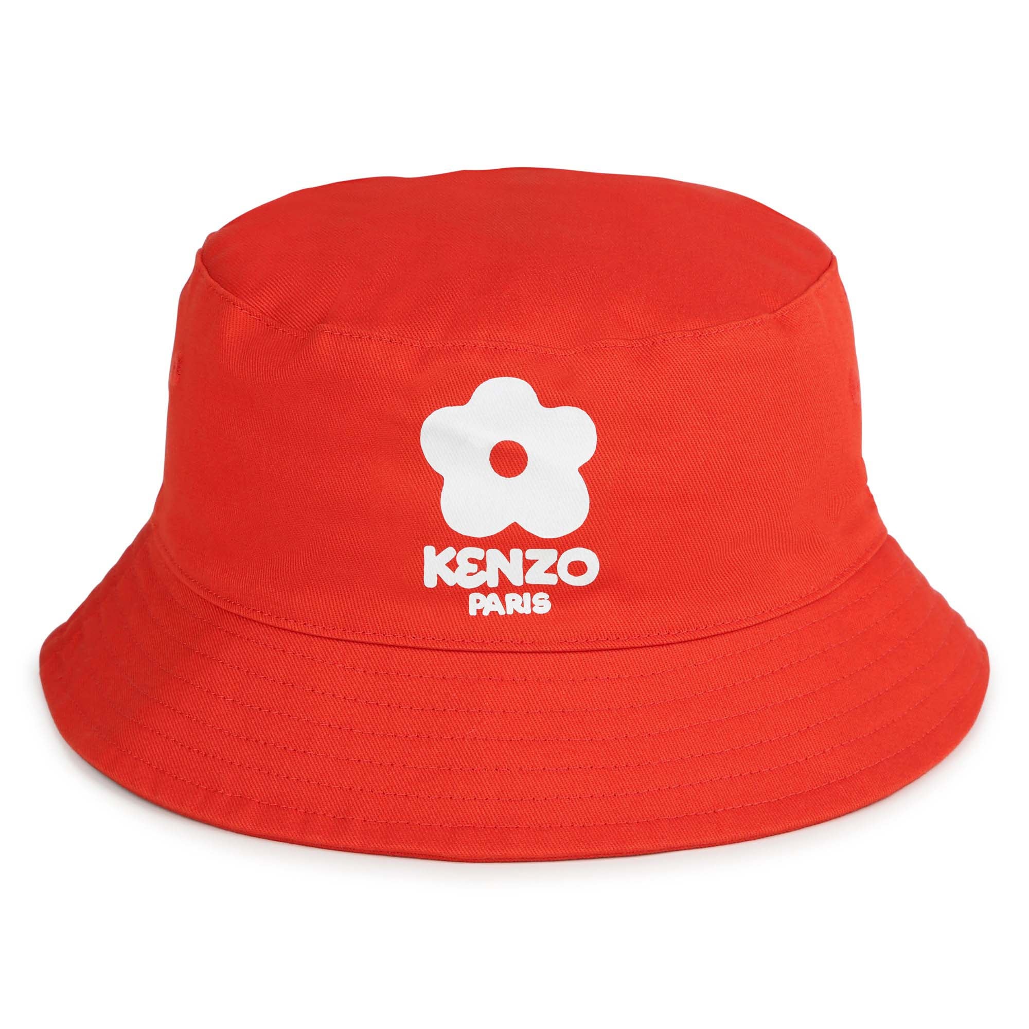 Boys & Girls Red Cotton Bucket Hat
